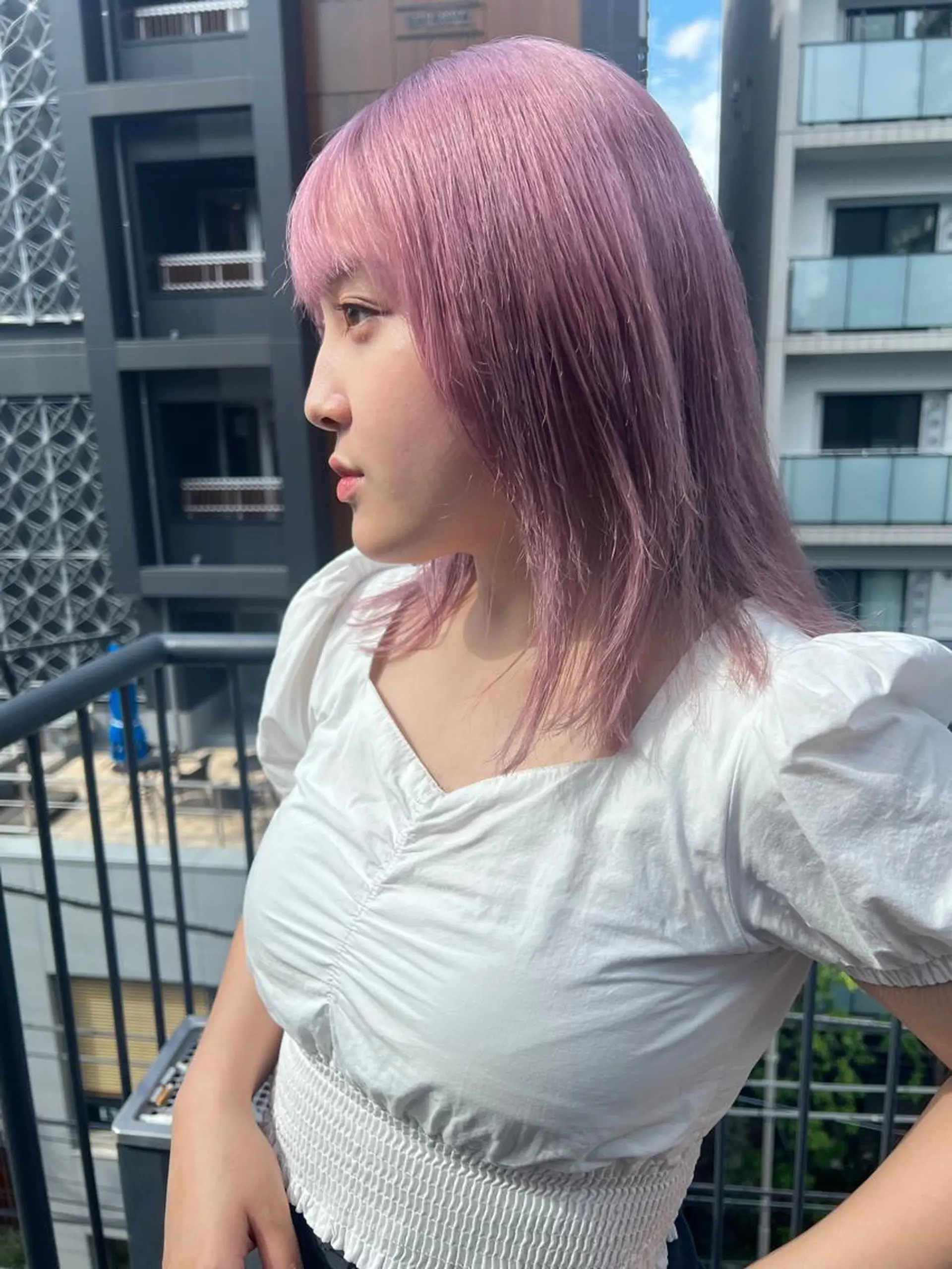 ミディアム カラー 周りと差のつくハイト ーン🥣AZUKIのヘアスタイル