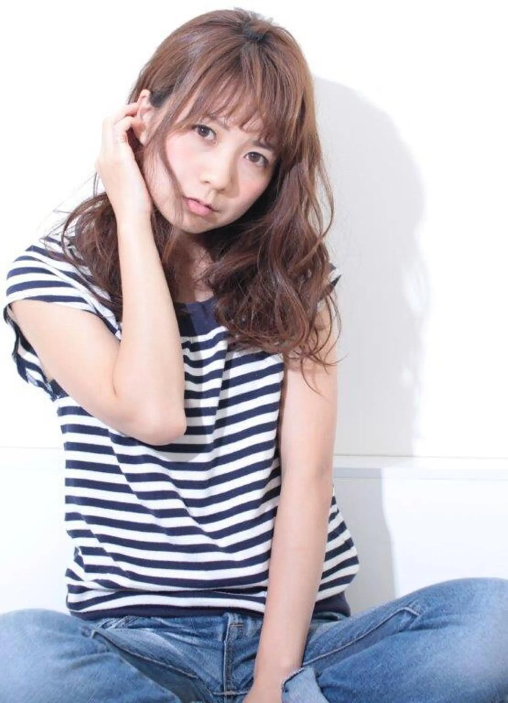 ロング パーマ 丸みショートボブ/ タッセルボブ 吉野のヘアスタイル