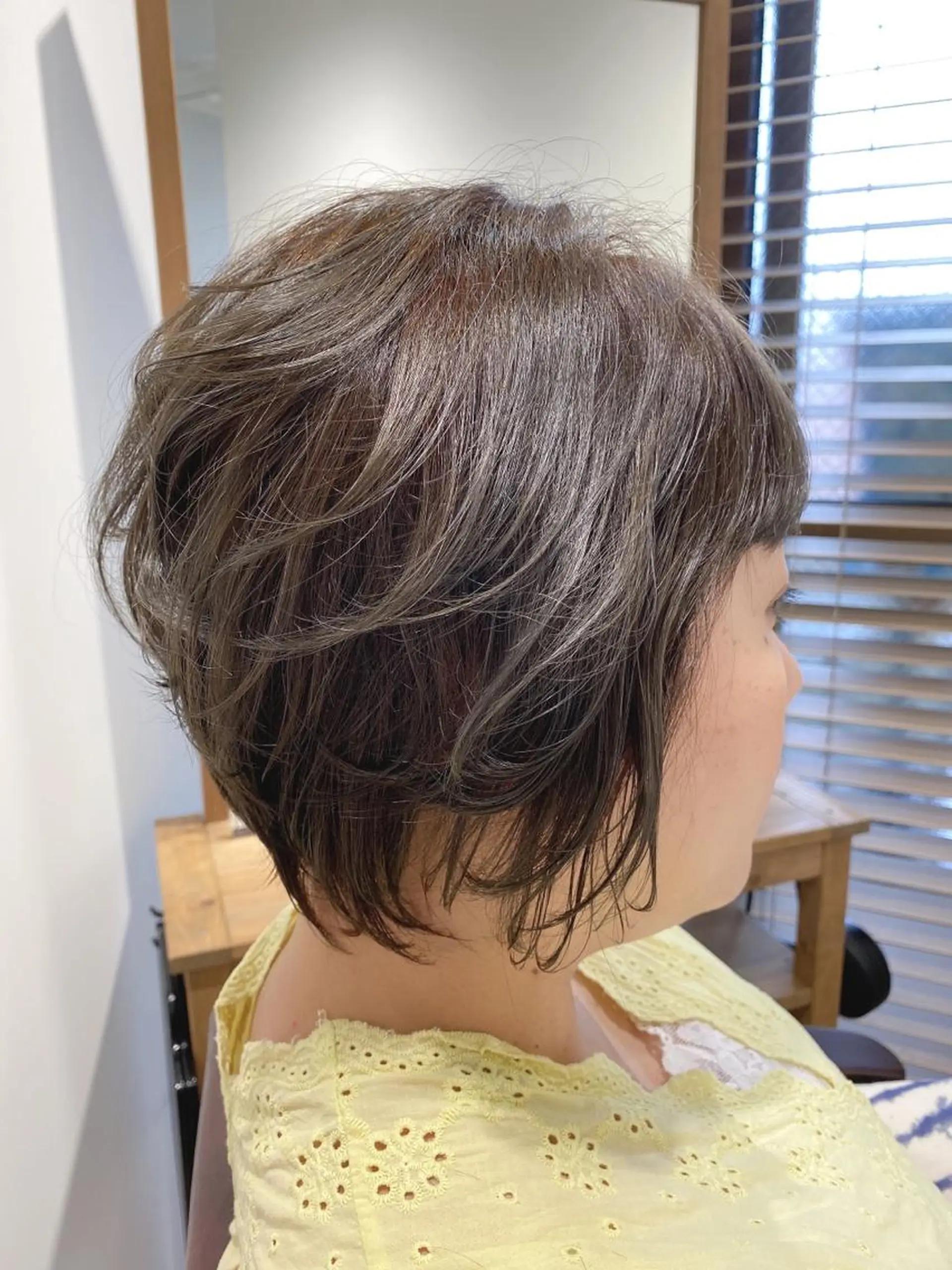ミディアム カット ヘアカラー トリートメント ハイライト⭐️上野 高広のヘアスタイル