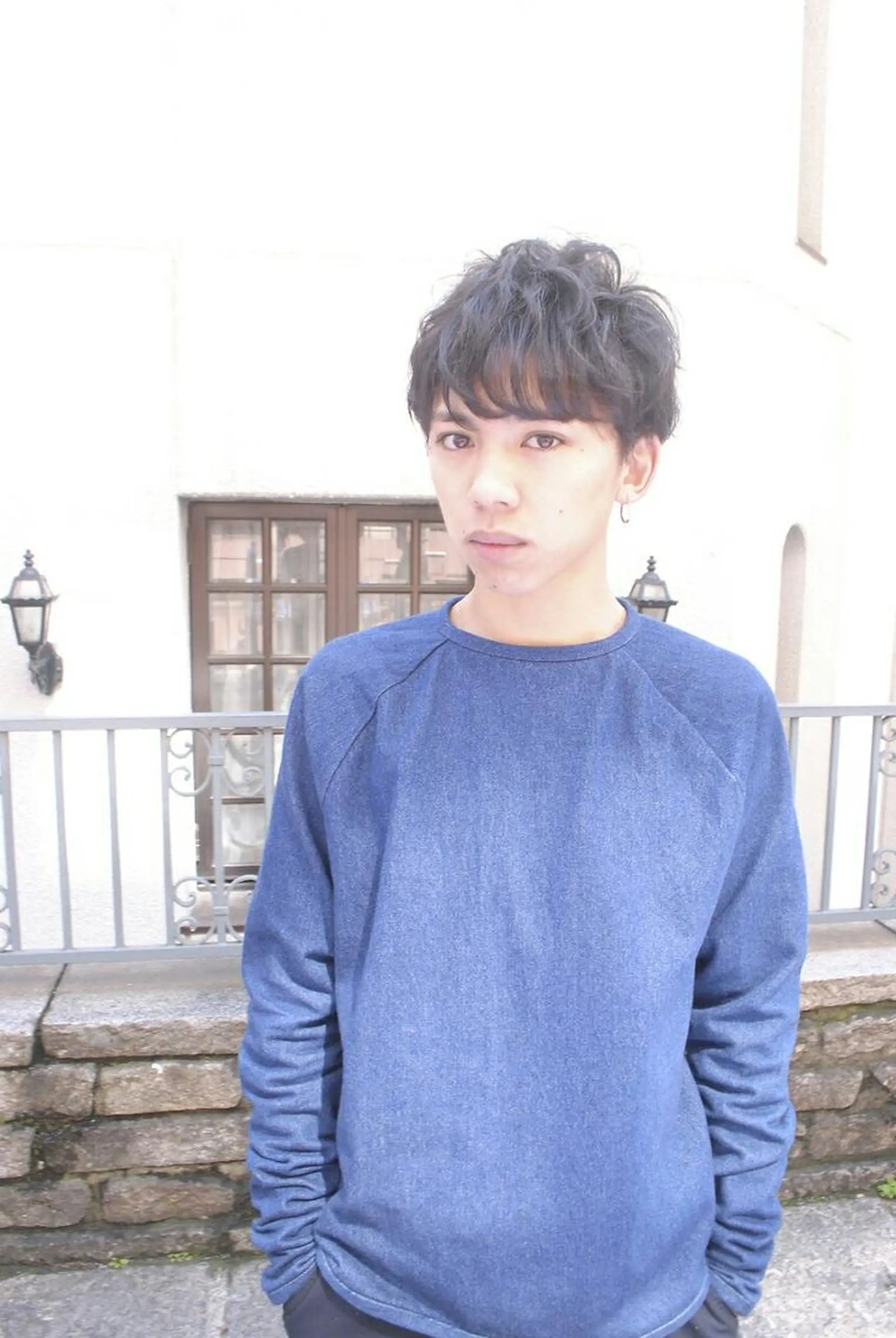 ショート パーマ メンズ iLu.所属・川俣 洋仁のヘアスタイル