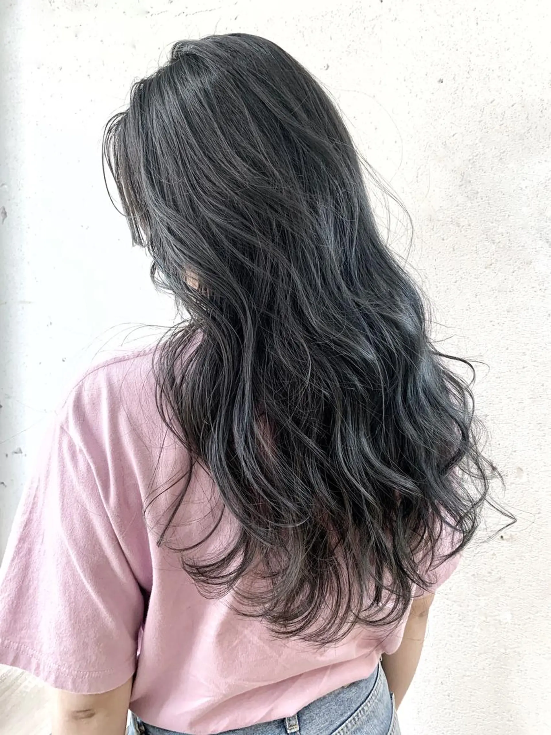 セミロング カラー ヘアアレンジ カット ヘアカラー WATARU🔥／ 外国人風ハイライトのヘアスタイル