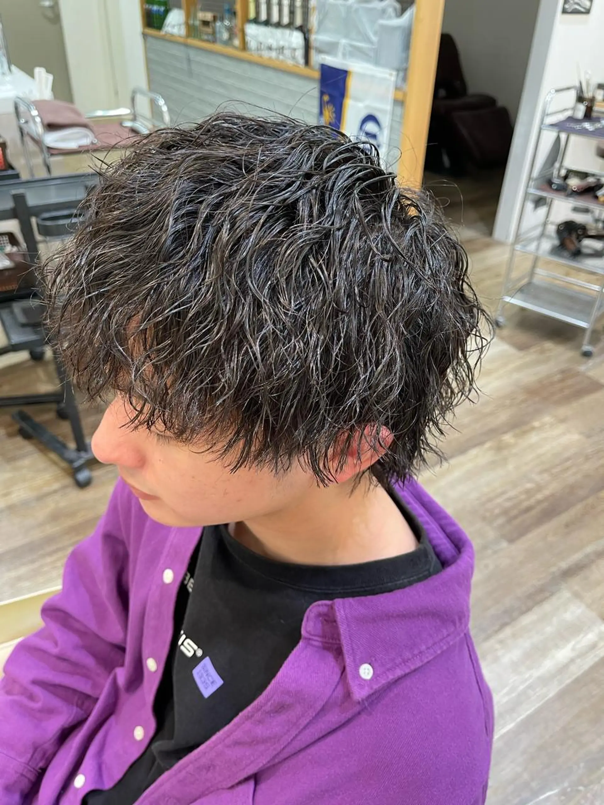 パーマ メンズ カット パーマ メンズパーマ 北原寿樹のヘアスタイル