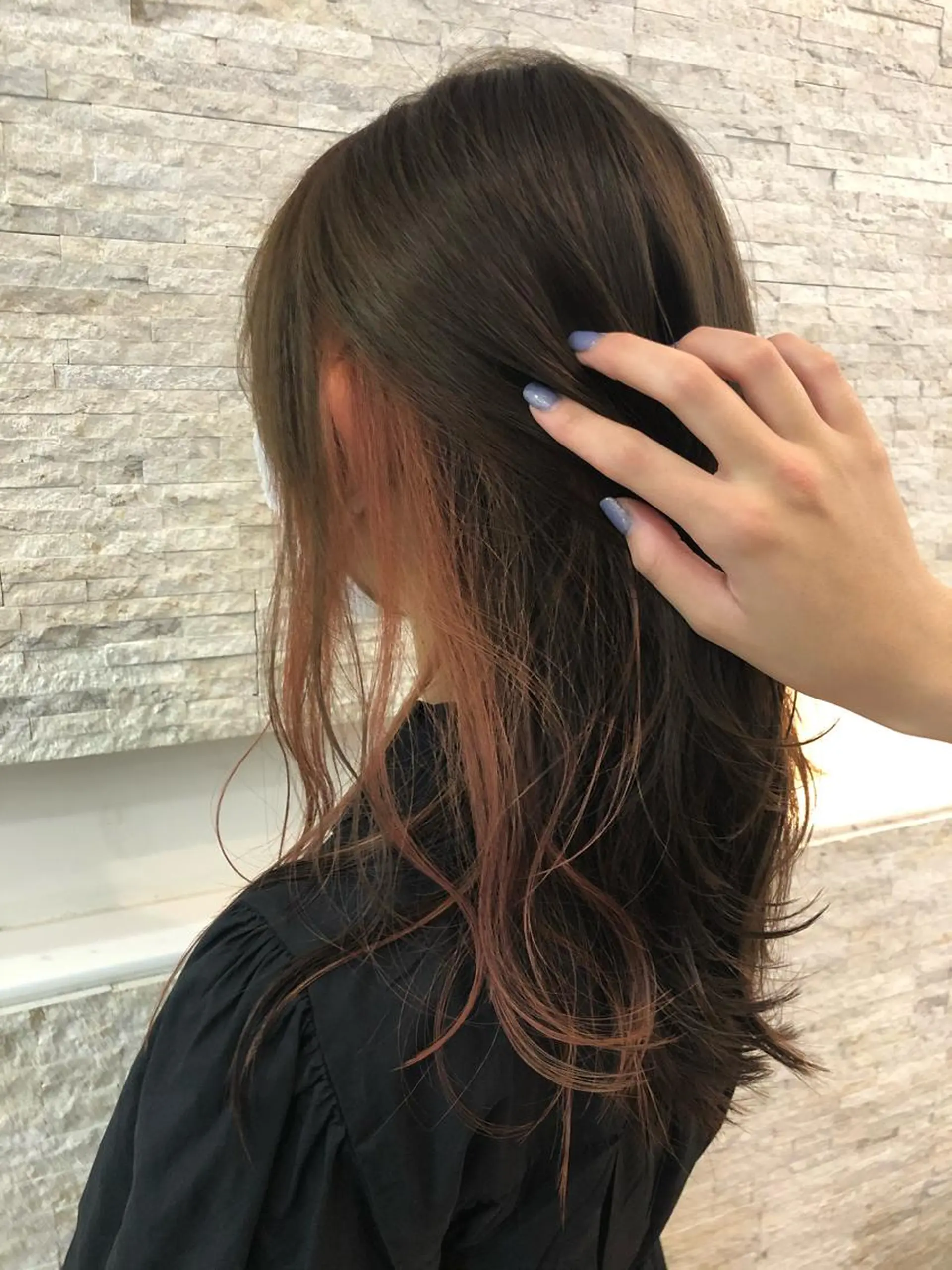 ロング カラー インナーカラー ✄折橋 彩花🐶🍑のヘアスタイル