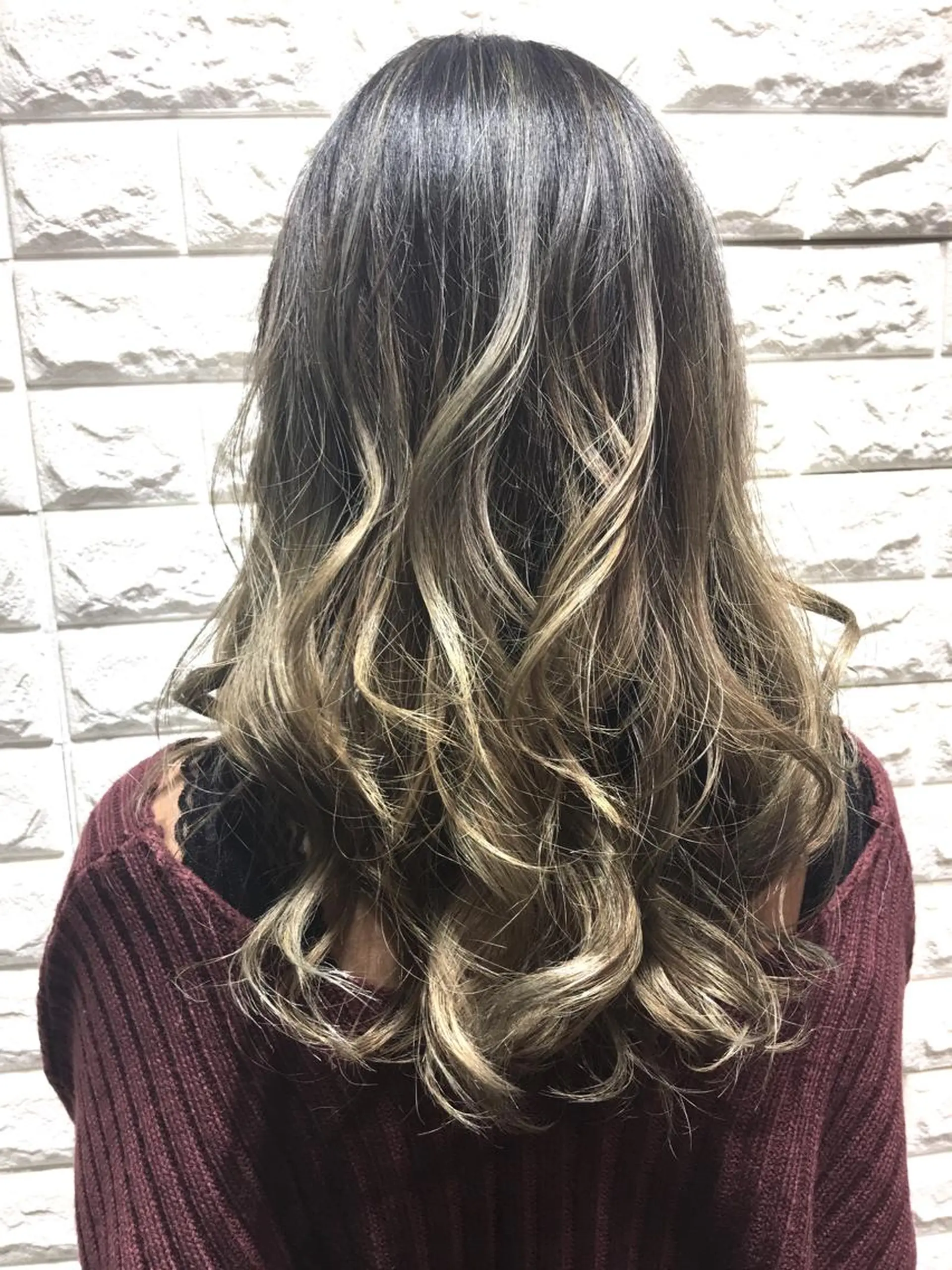 セミロング カラー バレイヤージュ レイヤーカット カット ヘアカラー ✨U-topia渡邉 大樹【公認資格有】✨のヘアスタイル