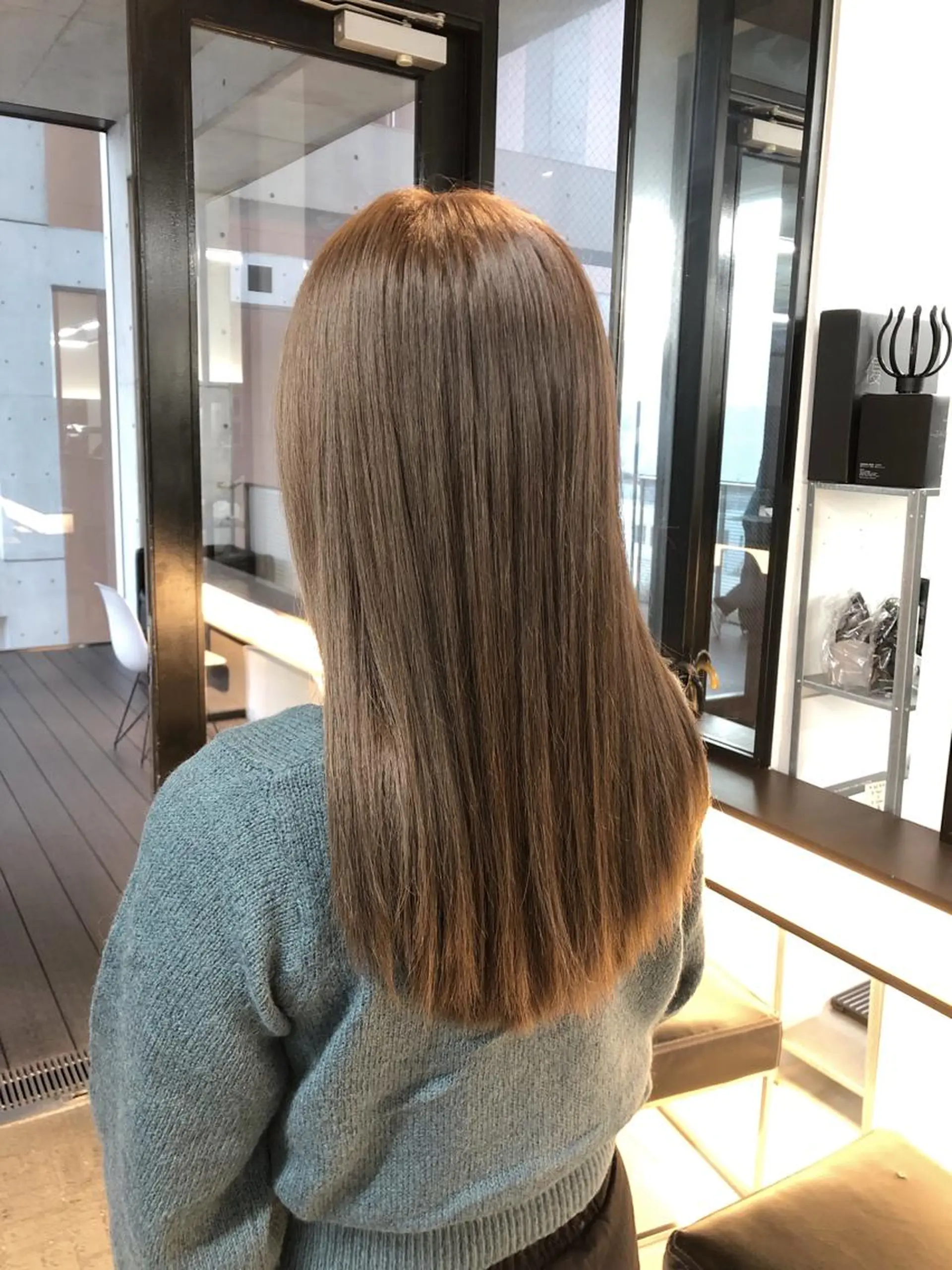 ロング カラー ハイトーンカラー ヘアカラー トリートメント 八谷 将平のヘアスタイル
