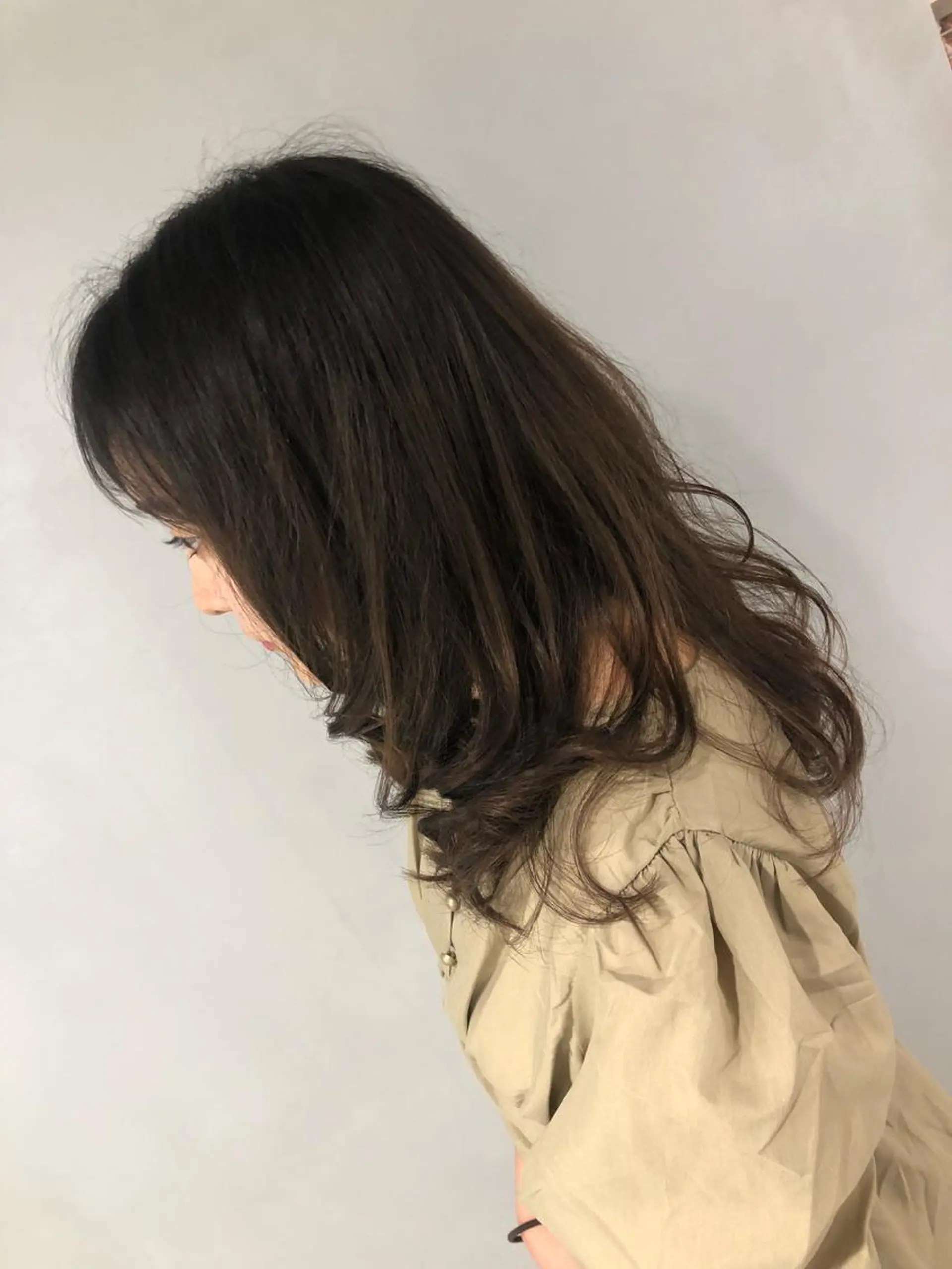 ミディアム パーマ ミディアムパーマ 髪質改善イノアカラー 富澤ショウタのヘアスタイル