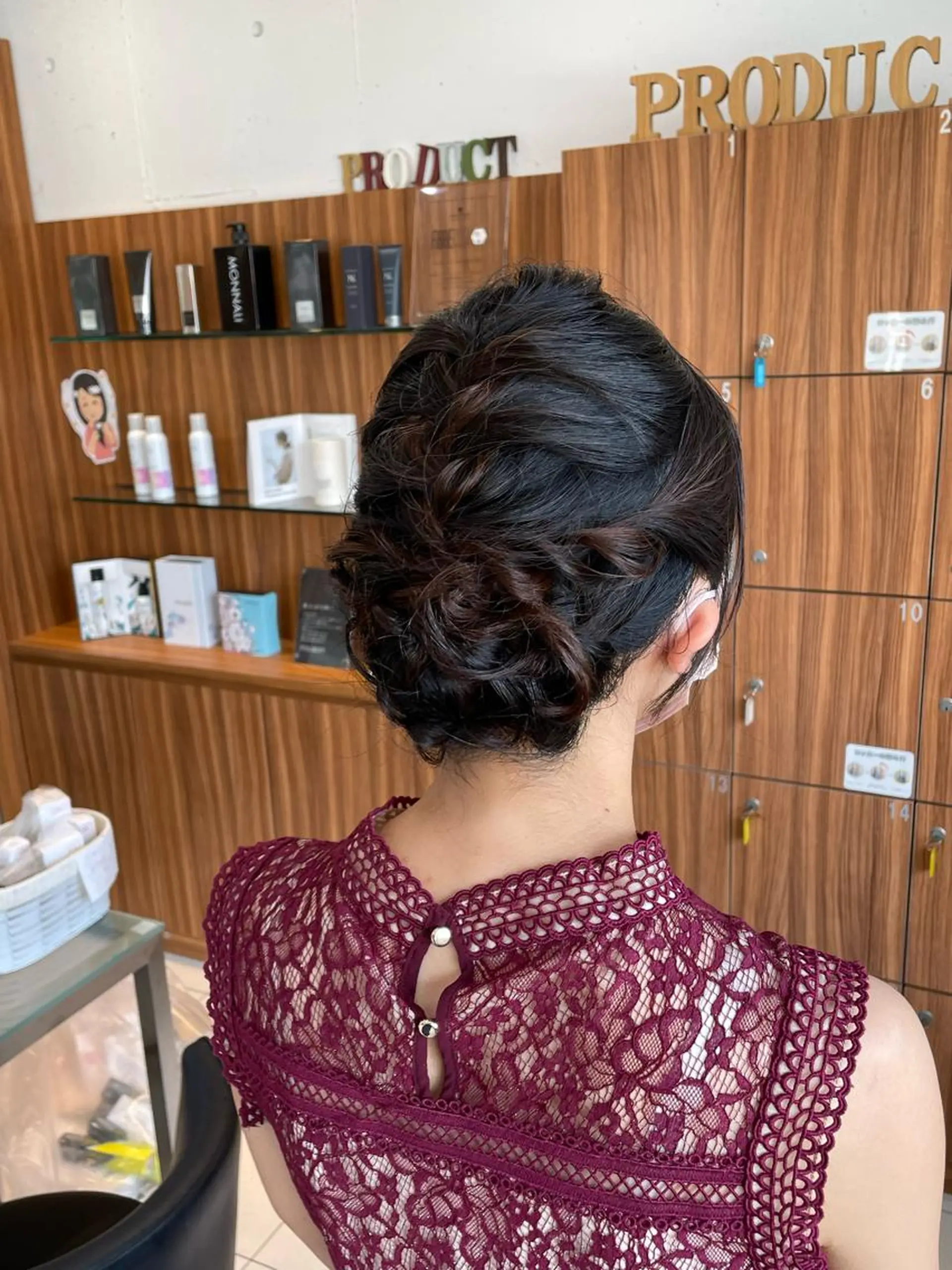 ヘアアレンジ ヘアセット ☪︎⋆ hair & eye yuka˚✩のマツエク・マツパデザイン