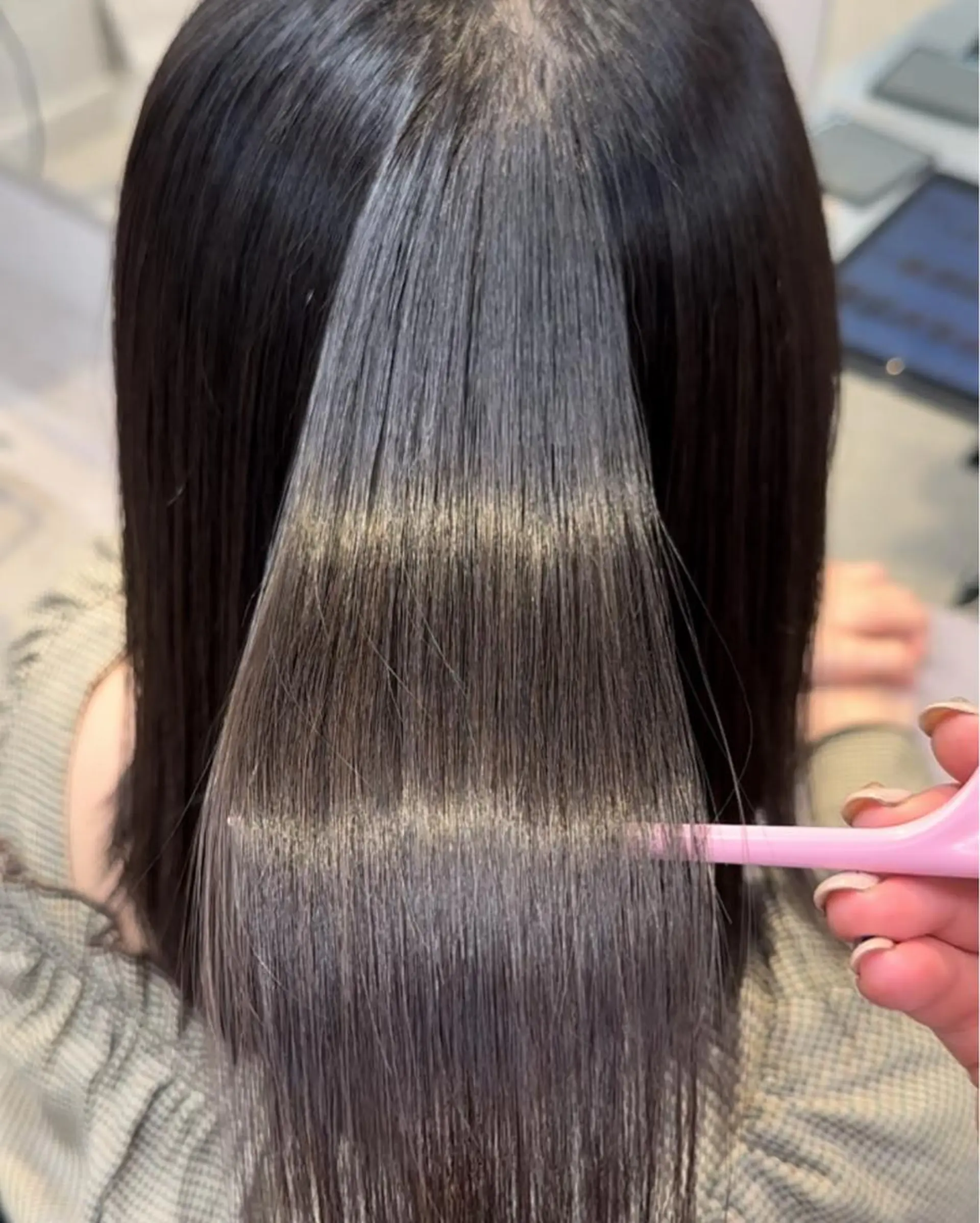 セミロング 縮毛矯正 あいこ/ハンサムショ ート無料/銀座🌷のヘアスタイル