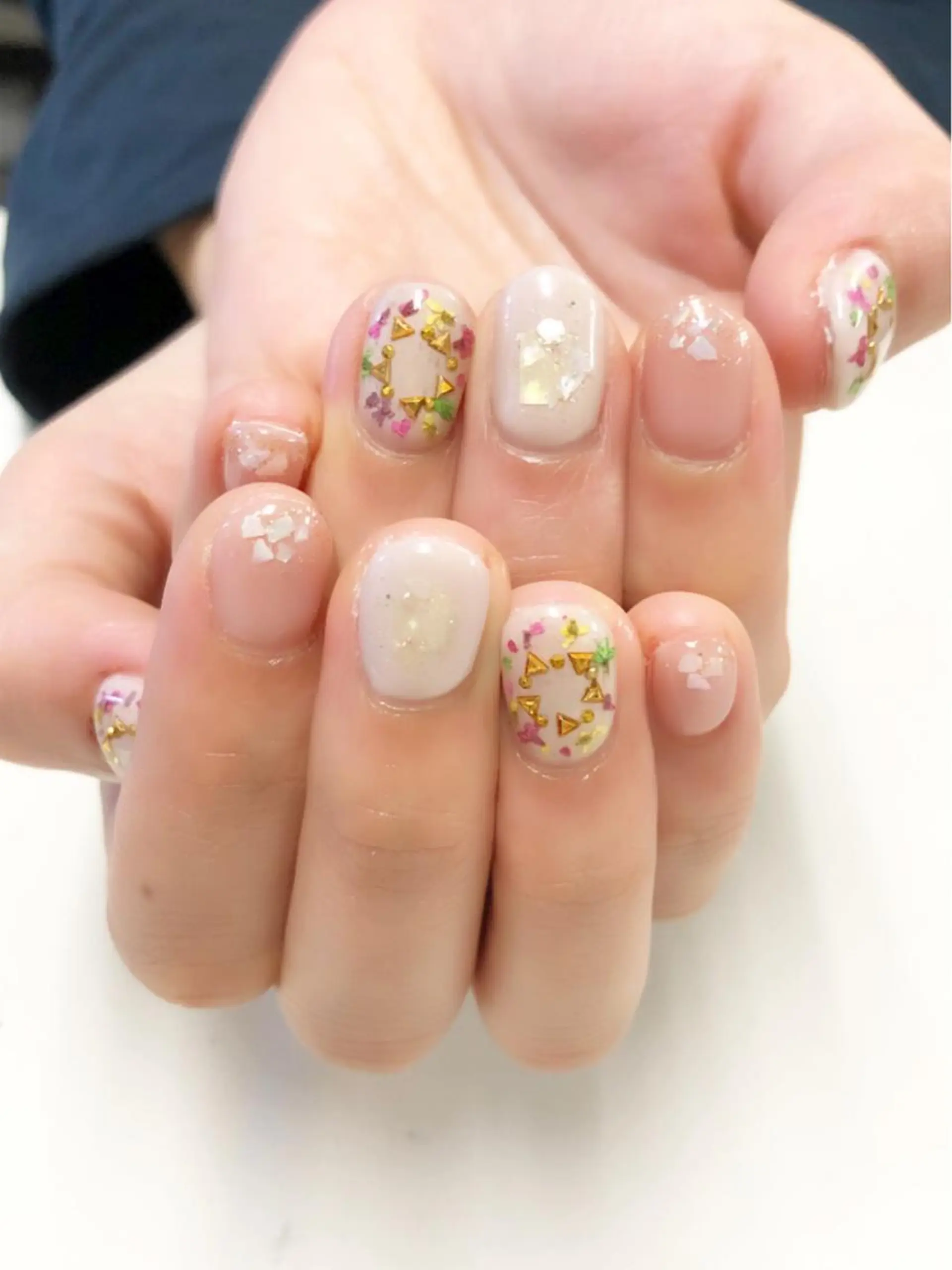 ネイル ジェルネイル 春ネイル KIREIE NAILSのネイルデザイン