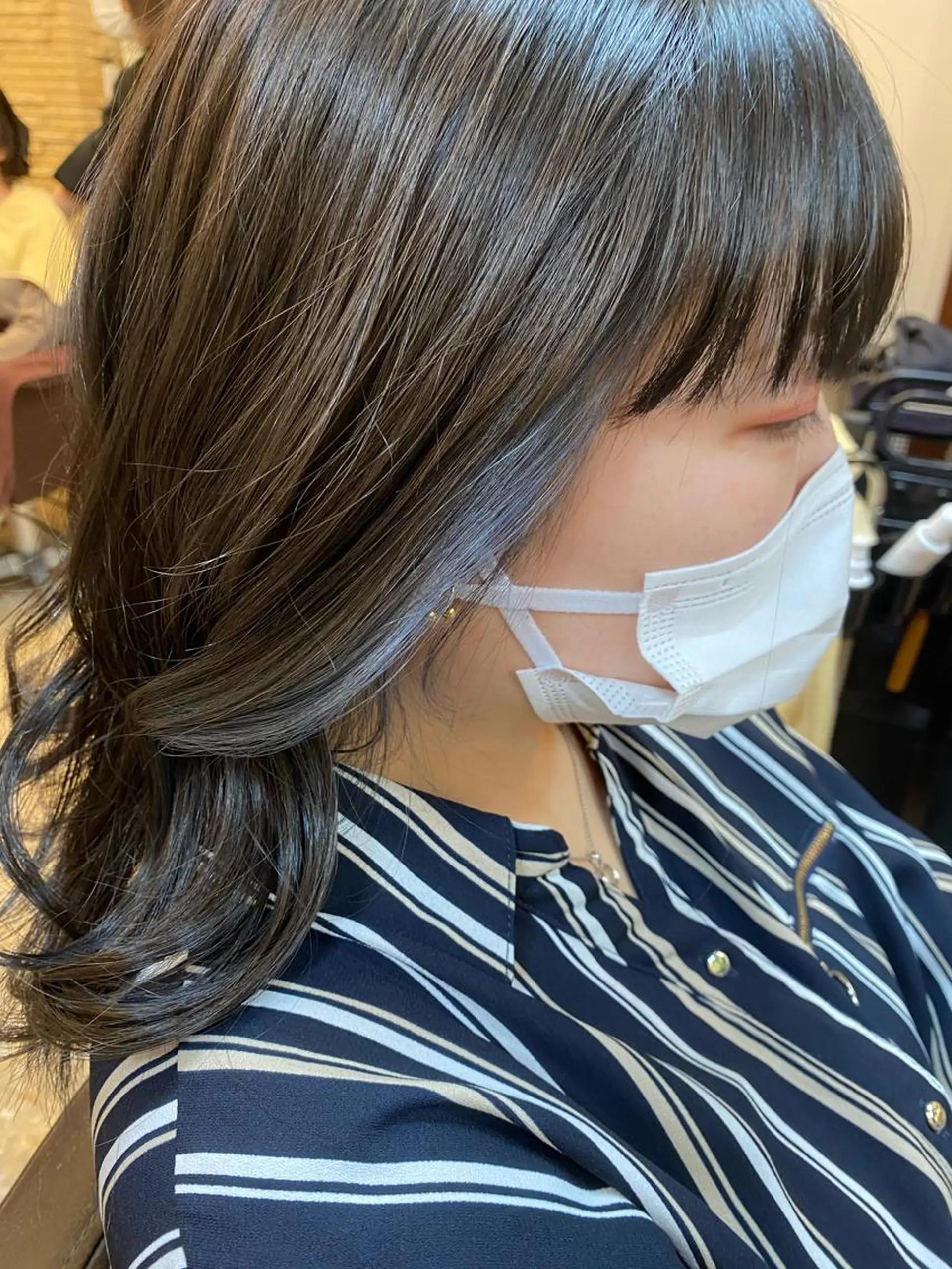 セミロング WISTERIA ANNEX 銀座所属・髪質改善/艶髪 土屋恵梨花のヘアスタイル