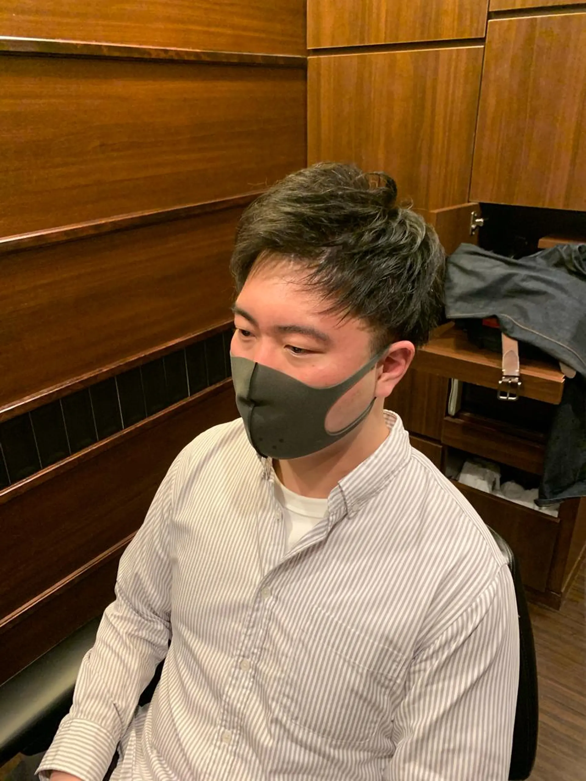 ショート メンズ ヒロ銀座 田中大地のヘアスタイル