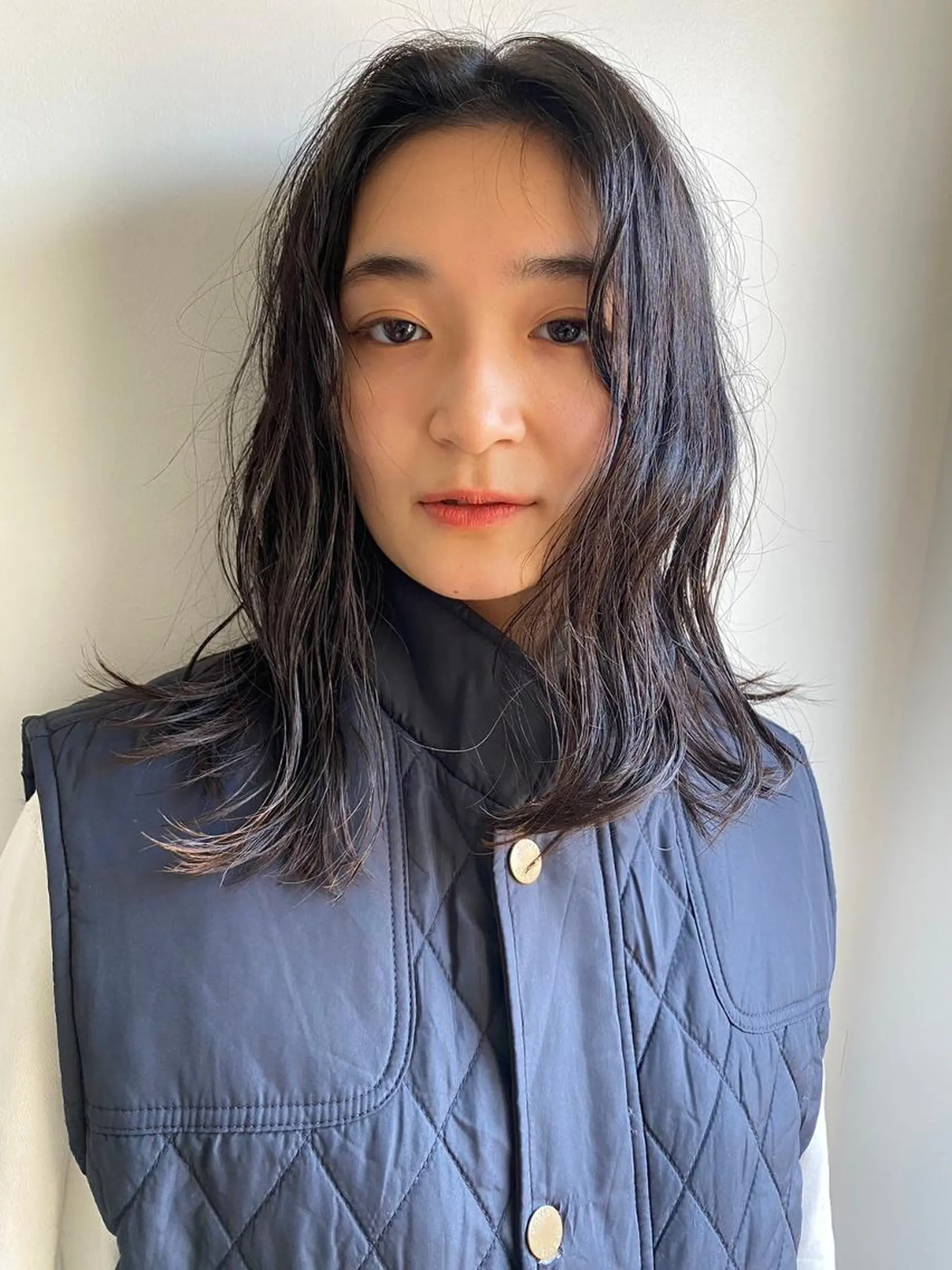 カラー ミディアム パーマ ショートボブ ミディアムパーマ アディクシーカラー ブリーチ ケアブリーチ カット ヘアカラー トリートメント CEINE OURのヘアスタイル