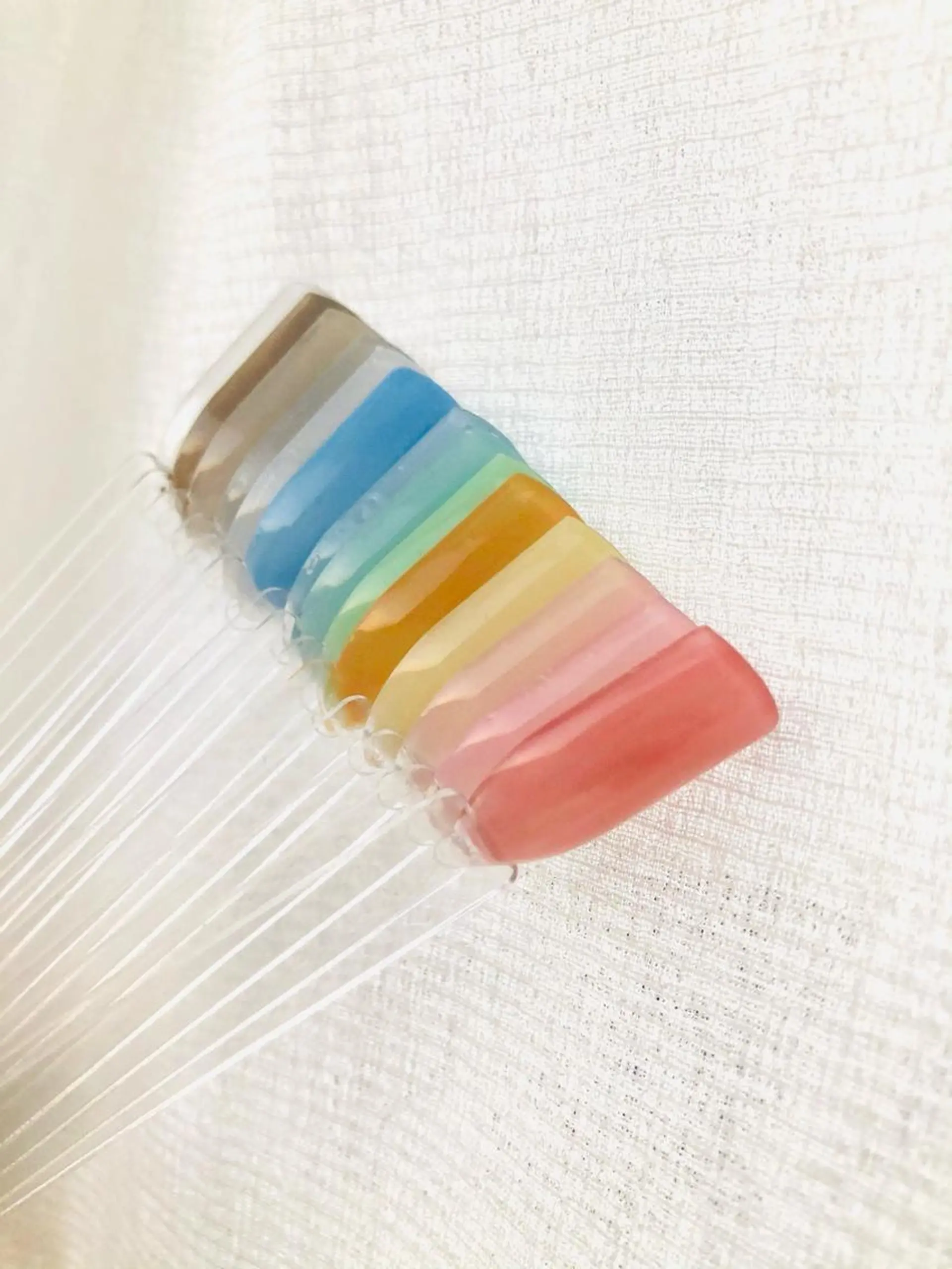 ロング ネイル フットネイル ginger nail&spaのネイルデザイン