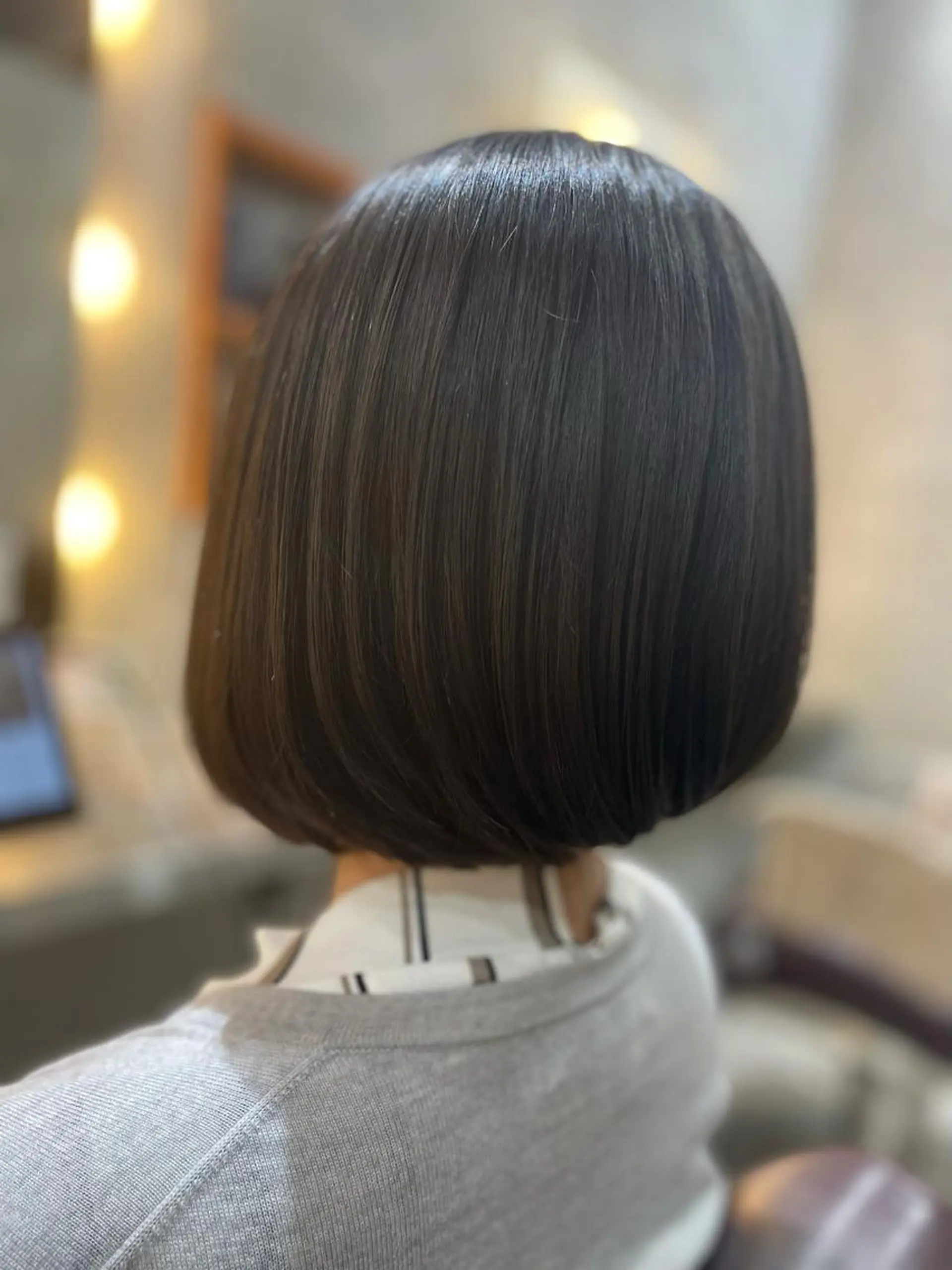 ショート ボブ 岡田 駿也のヘアスタイル