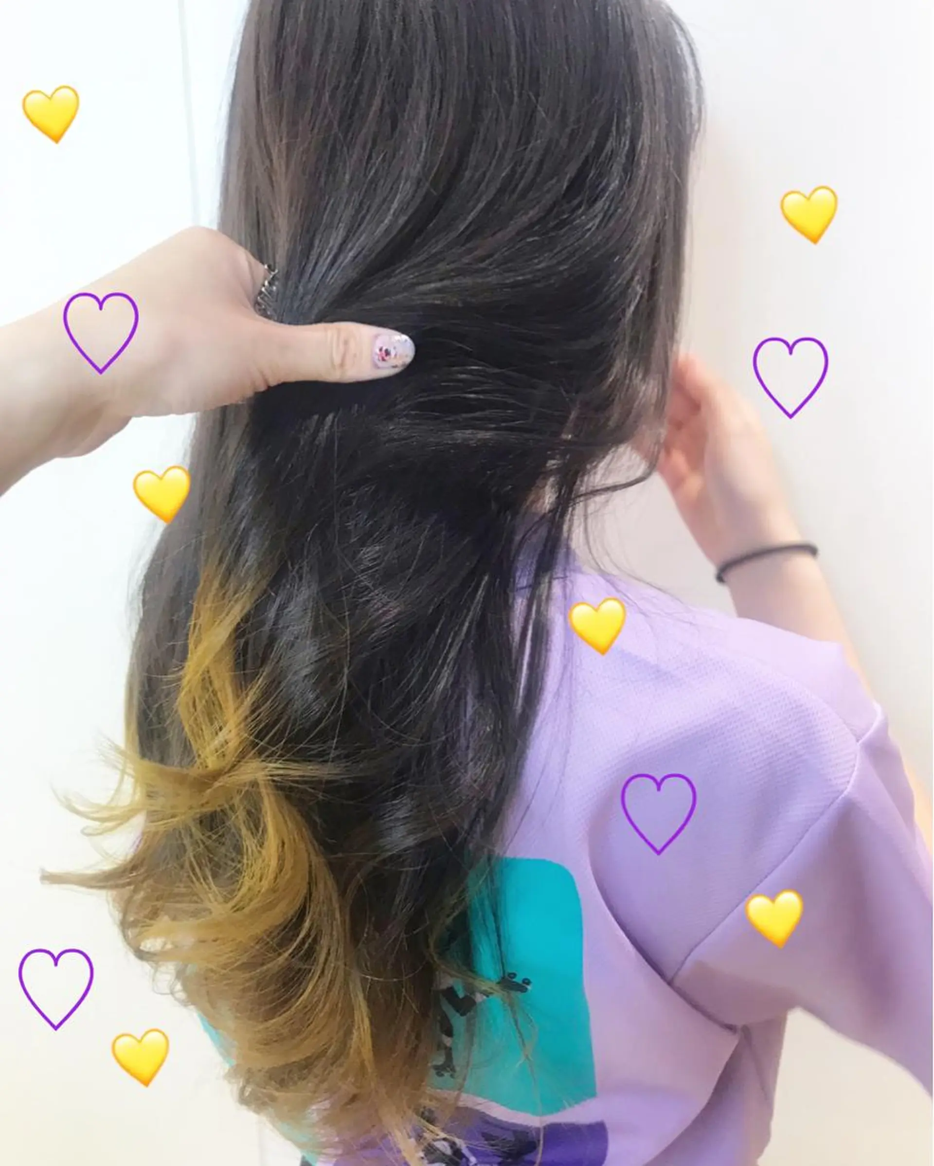 セミロング カラー 新宿駅近♡個室 ♡関口三都季🌜のヘアスタイル