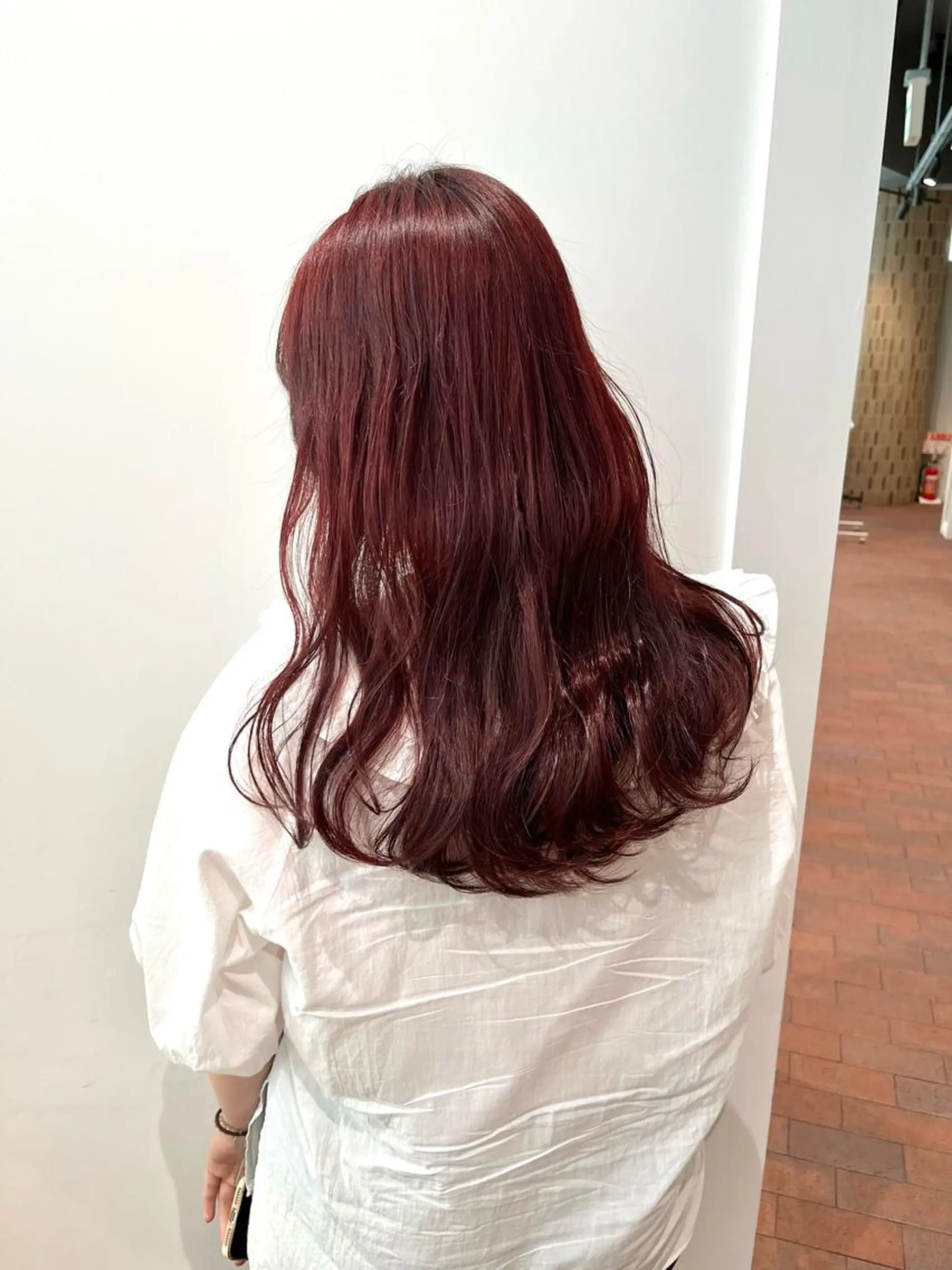 セミロング カラー カット ヘアカラー トリートメント 片岡 由依のヘアスタイル