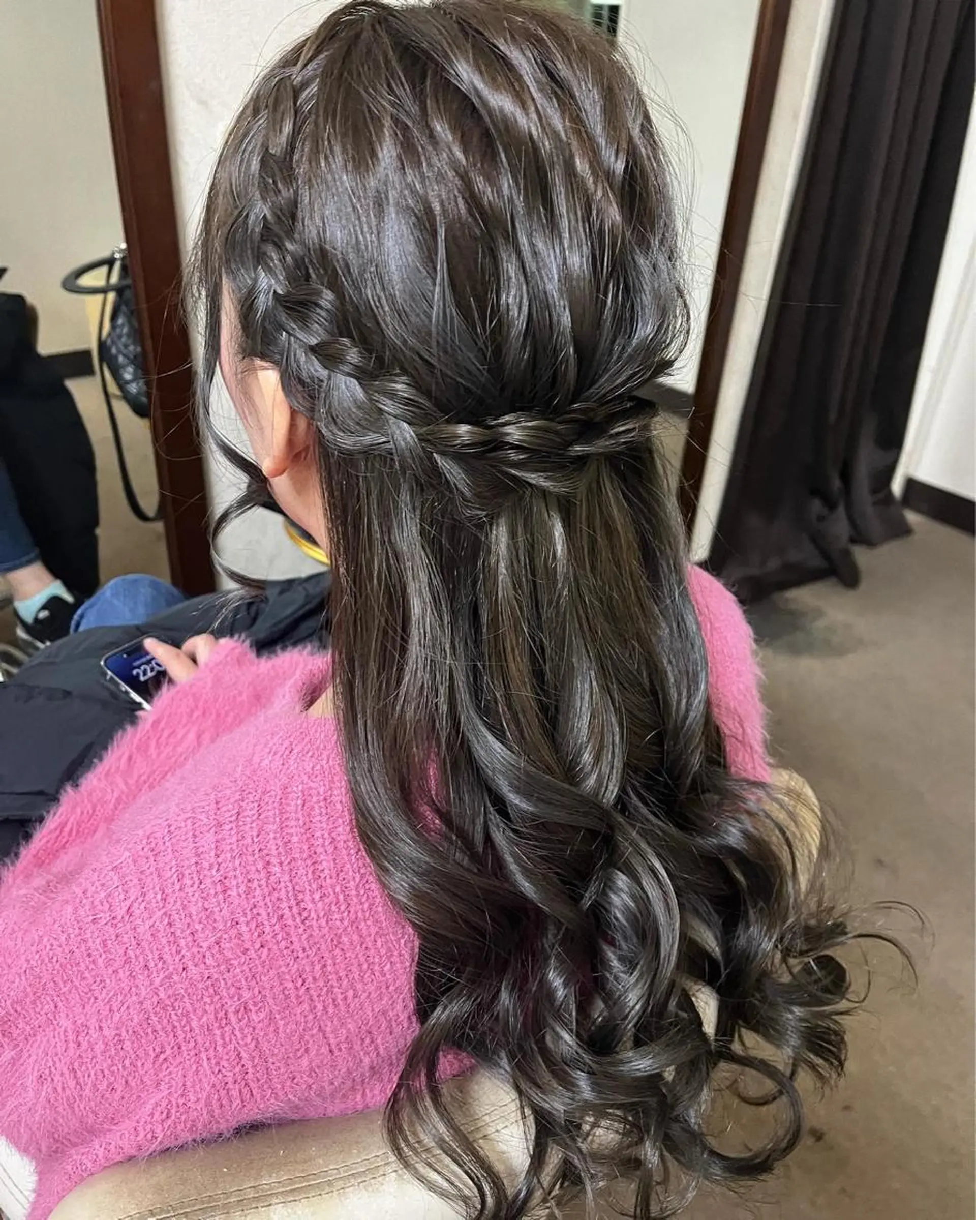 ロング ヘアアレンジ ヘアセット 石井 綺乃のヘアスタイル