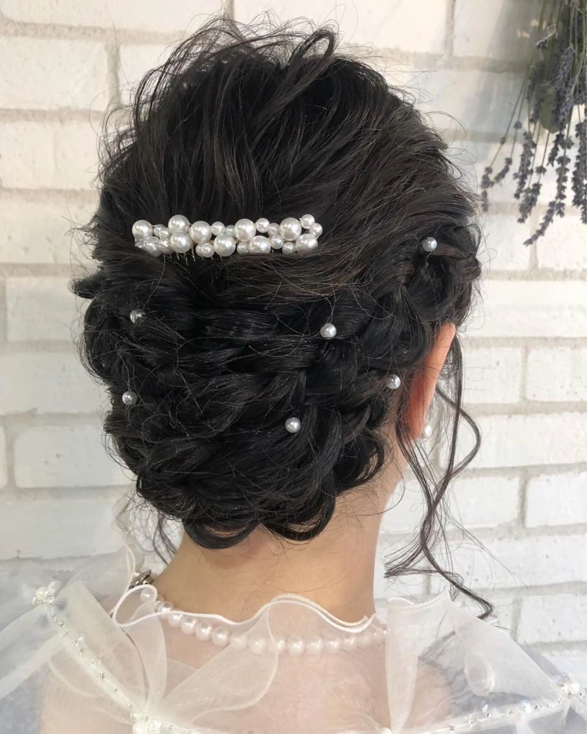 セミロング ヘアアレンジ 小島 侑衣のヘアスタイル