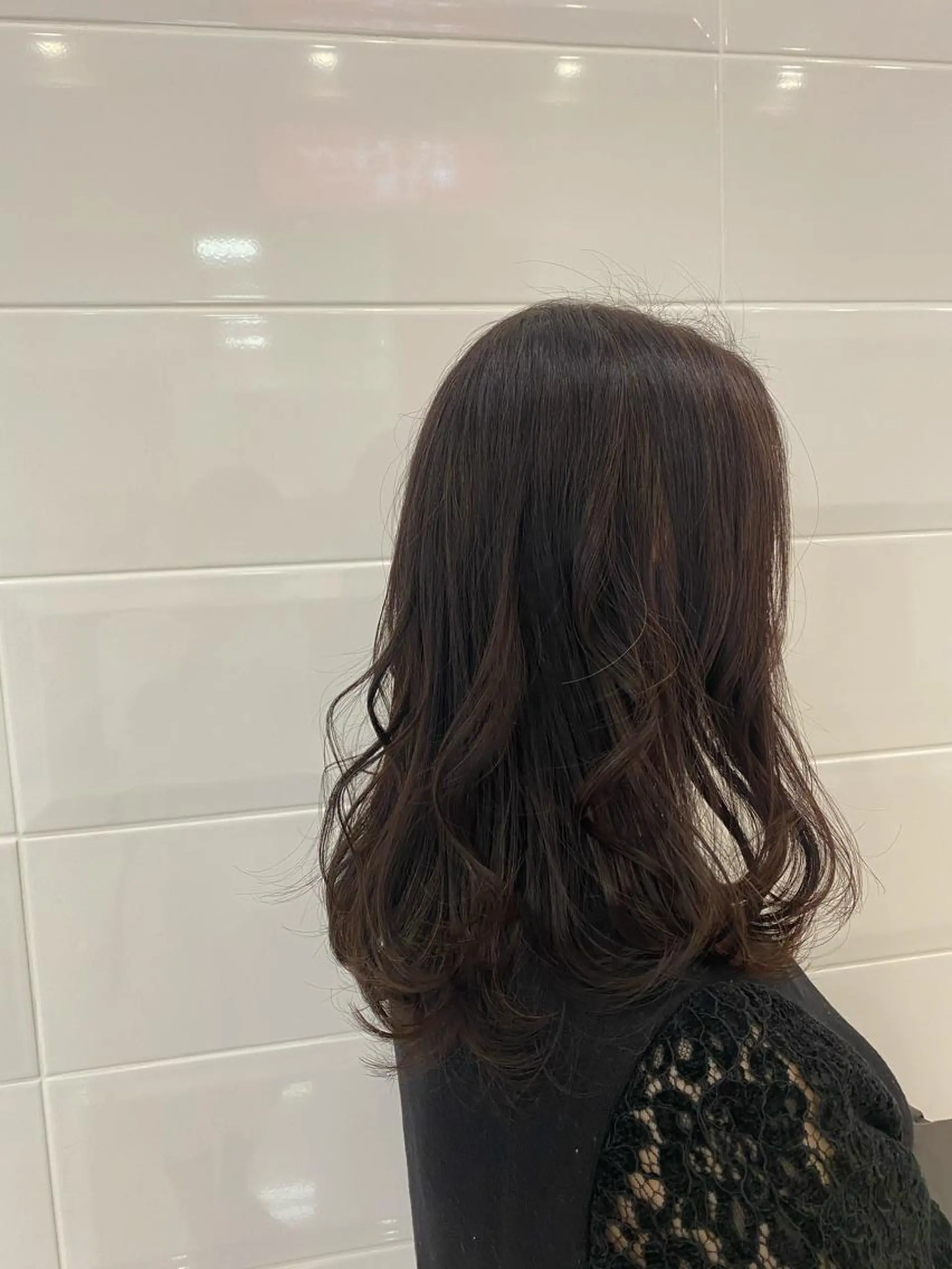 ミディアム 竹内 美貴のヘアスタイル