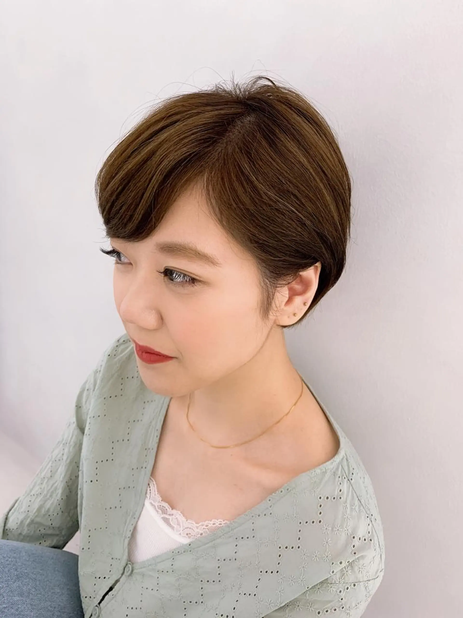 ショート ハイライト 縮毛矯正 【髪質改善特化】 新宿/縮毛矯正/セラのヘアスタイル