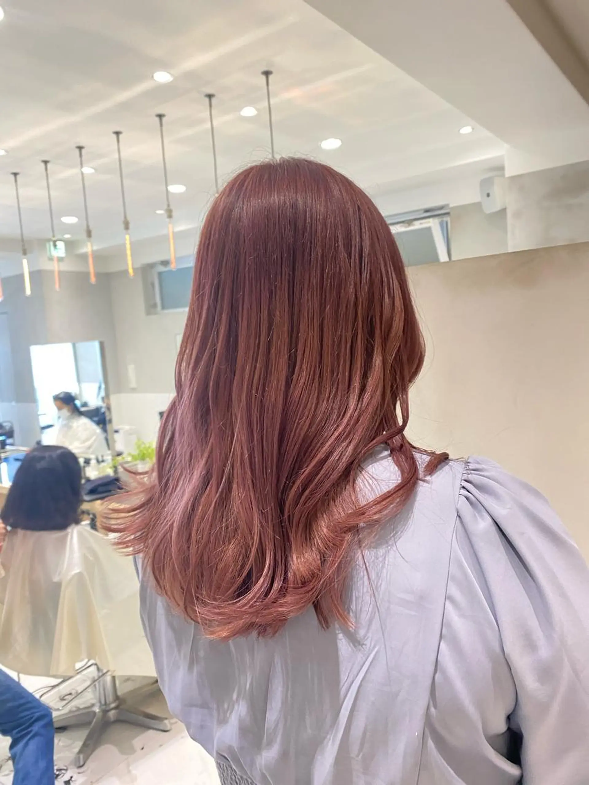 ロング カラー ヘアカラー トリートメント ヘアセット ナチュラル/韓国💎 haruka 💎のヘアスタイル