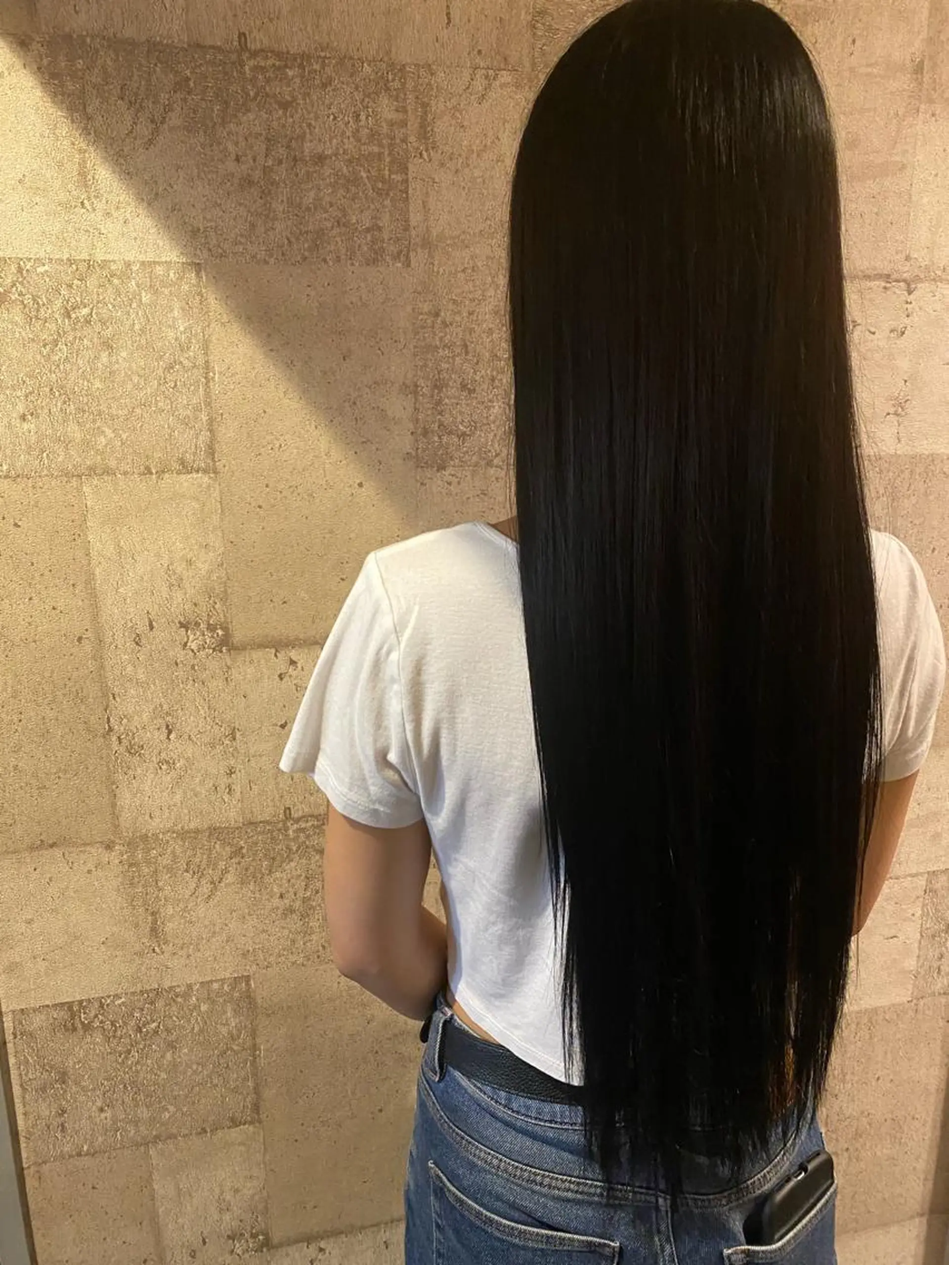 ロング カラー 黒髪 トリートメント 産休の為お休みです! 小島凜のヘアスタイル