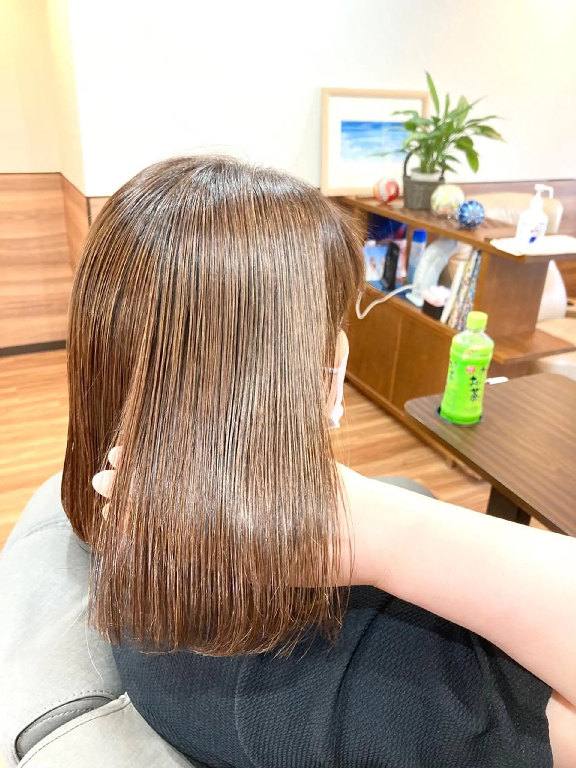 ミディアム カラー Annon プライベートサロンのヘアスタイル