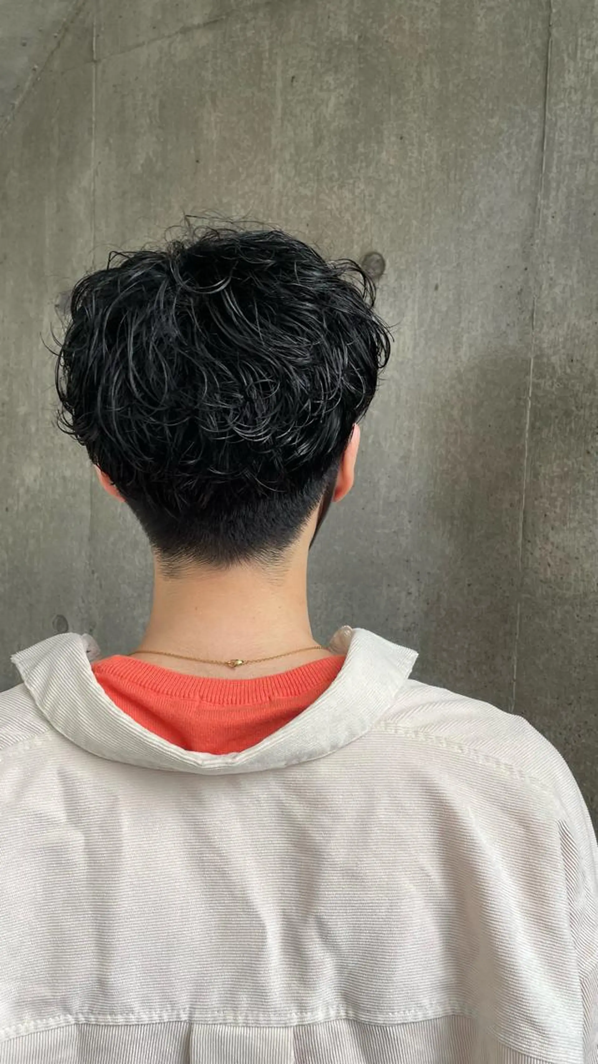 パーマ メンズ もりたみかこ 美容師お休み中のヘアスタイル