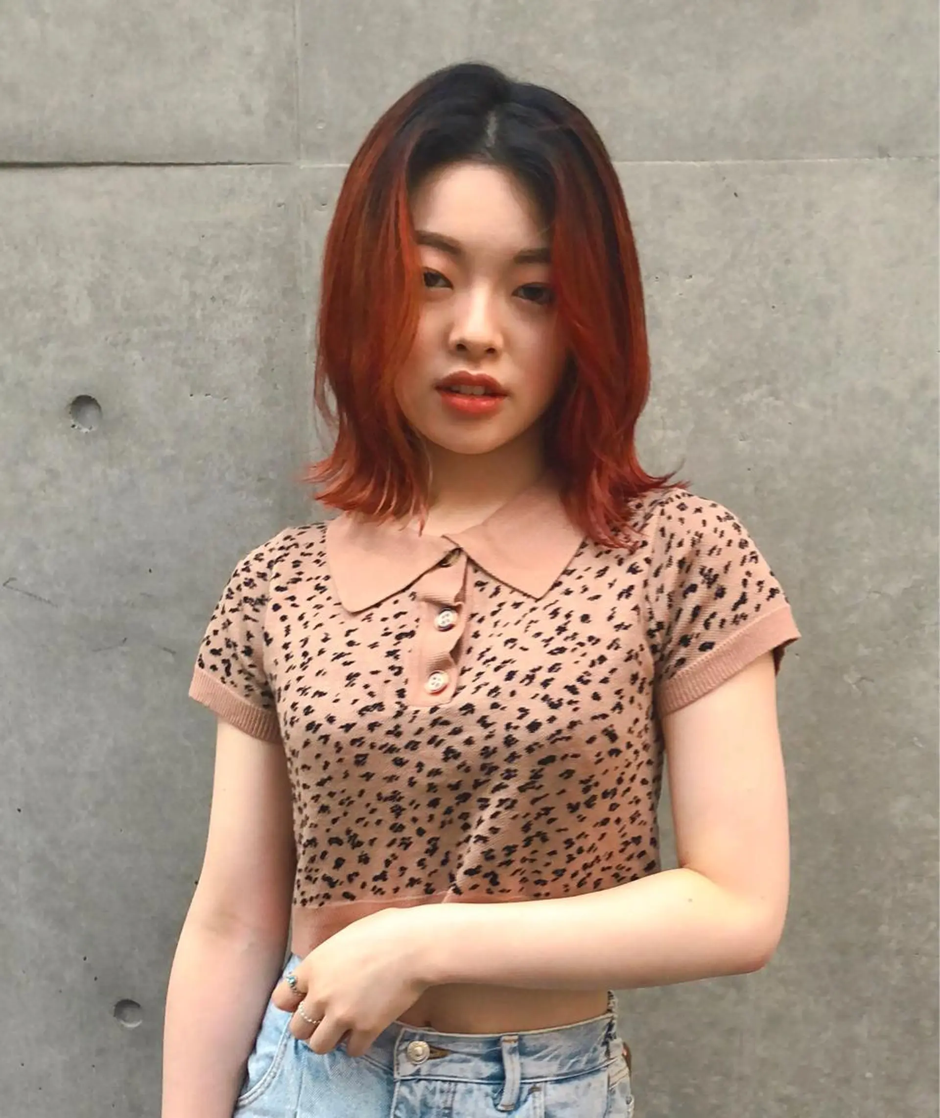 ミディアム ハイライト/ブリーチ /綾華のヘアスタイル