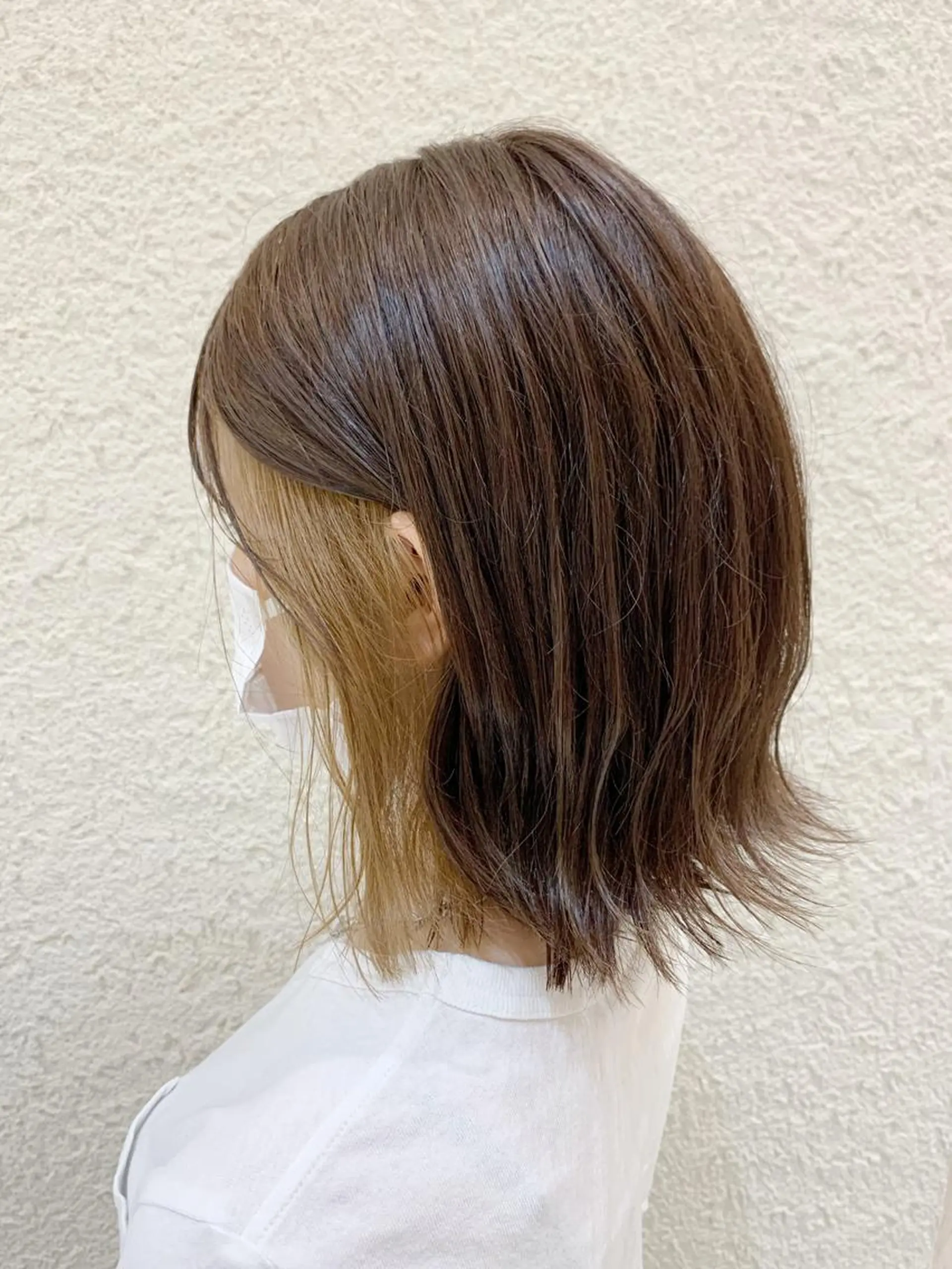 ショート カラー インナーカラー ボブ 外ハネヘア NYNY四條畷店 森　亮人のヘアスタイル