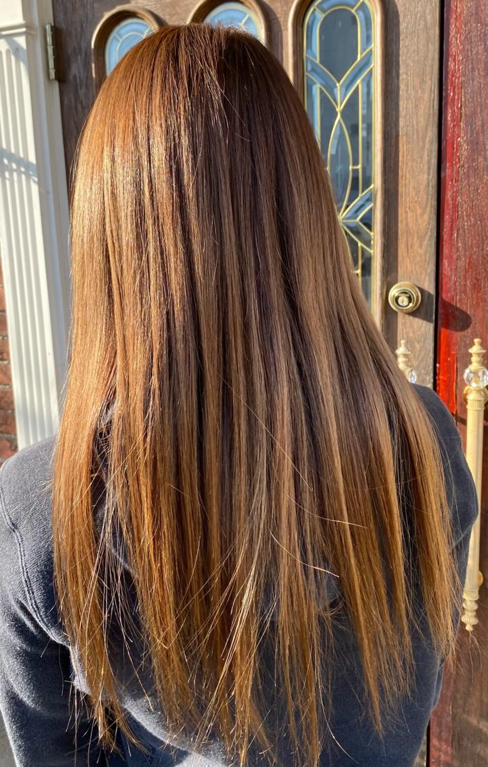 ロング カラー 山西 真琴のヘアスタイル