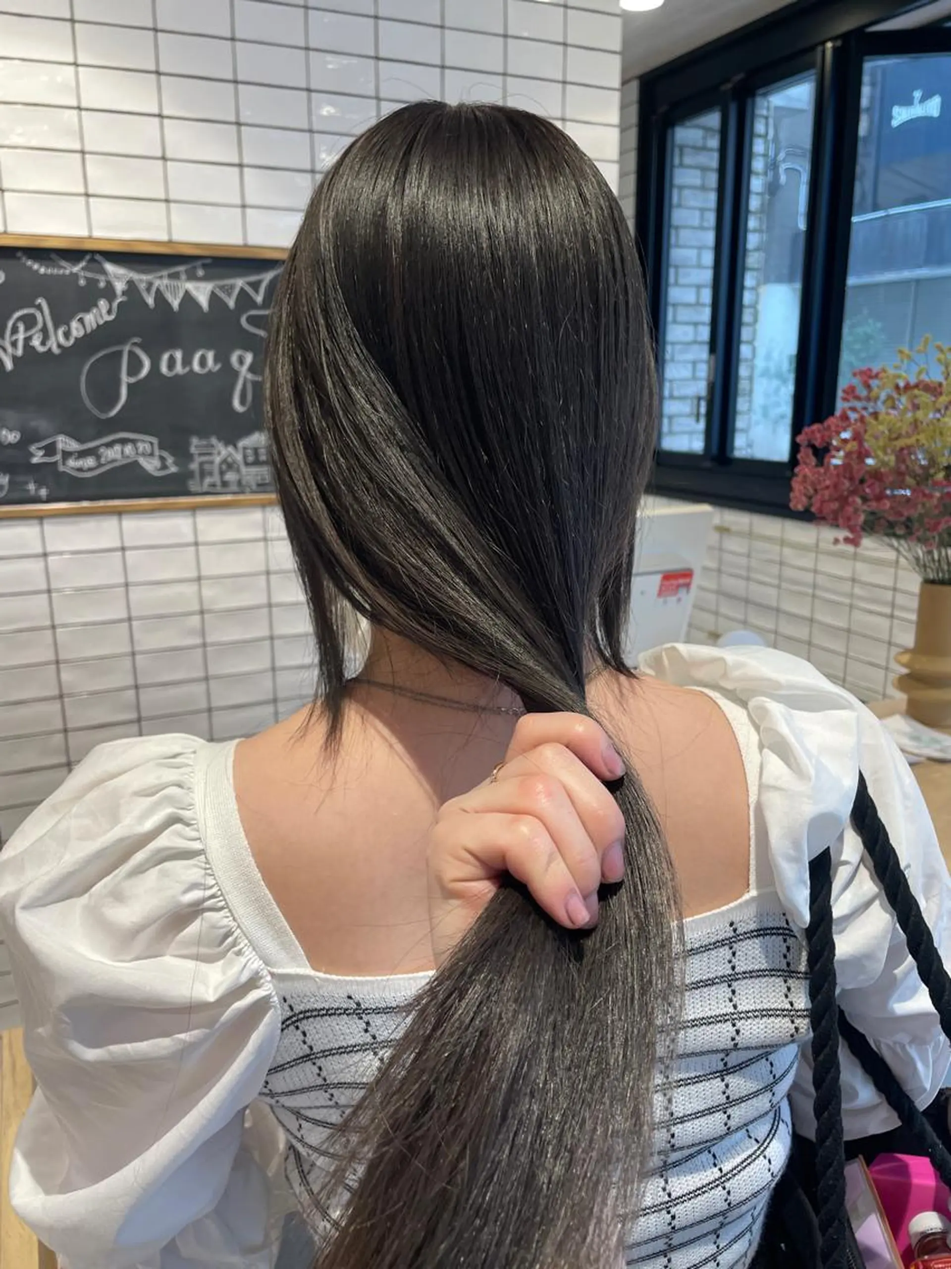 ミディアム カラー カラー/レイヤー/ 髪質改善/PAAQのヘアスタイル