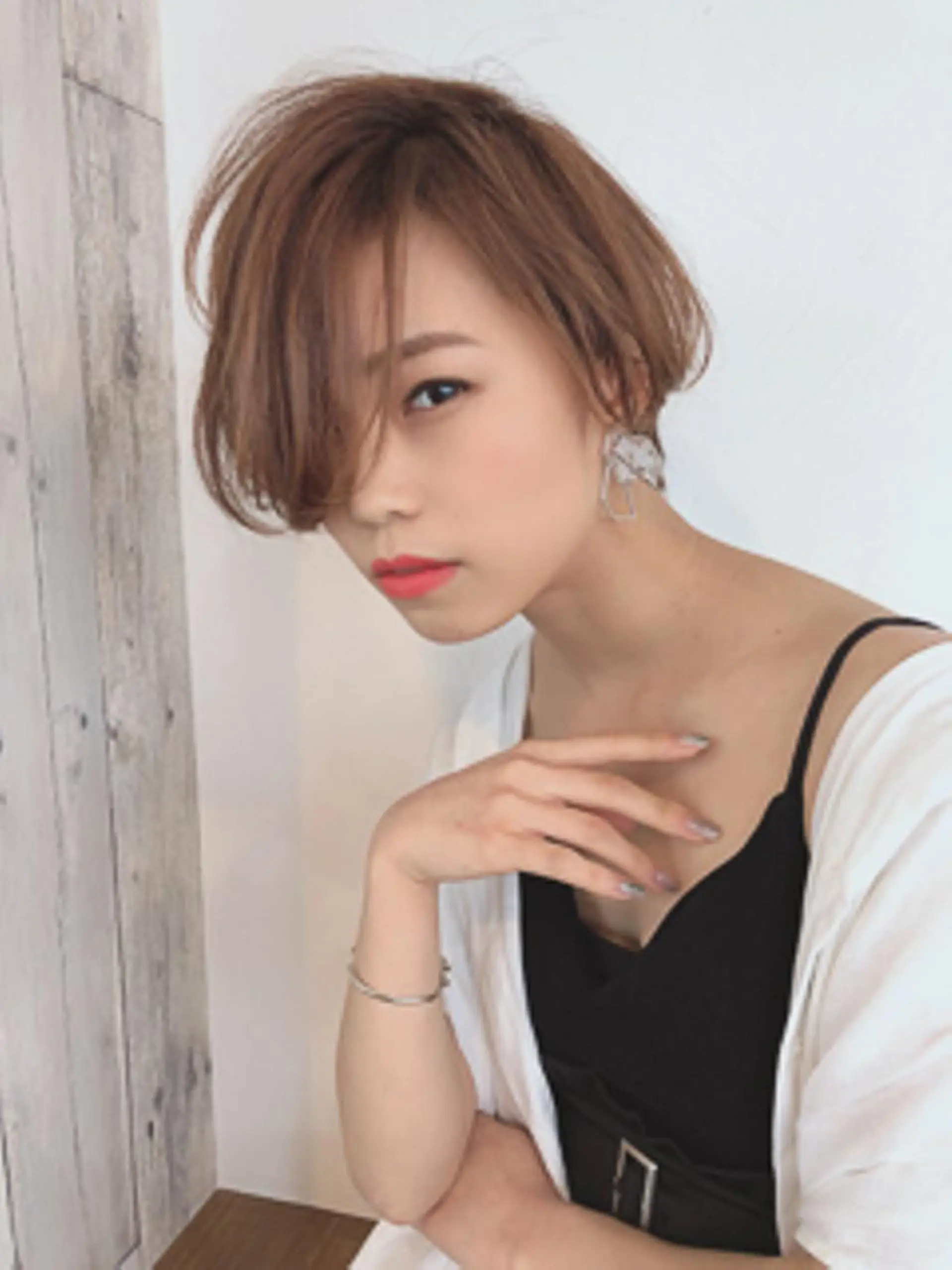 ショート カラー カット ヘアカラー トリートメント 髪質改善shoma mikiのヘアスタイル