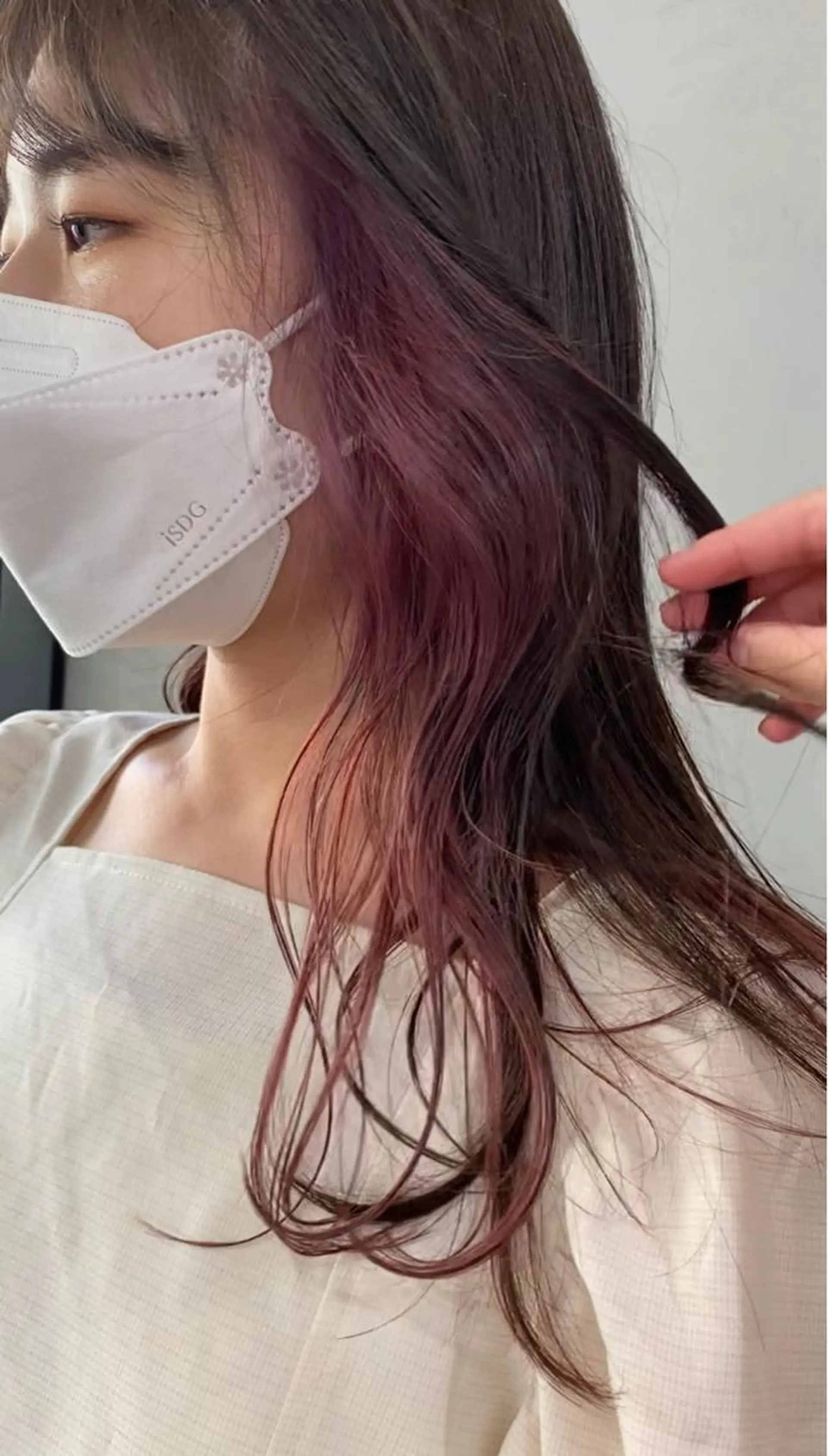 ロング カラー ヘアアレンジ 🧡梅田ハイトーン カラー🧡runaのヘアスタイル