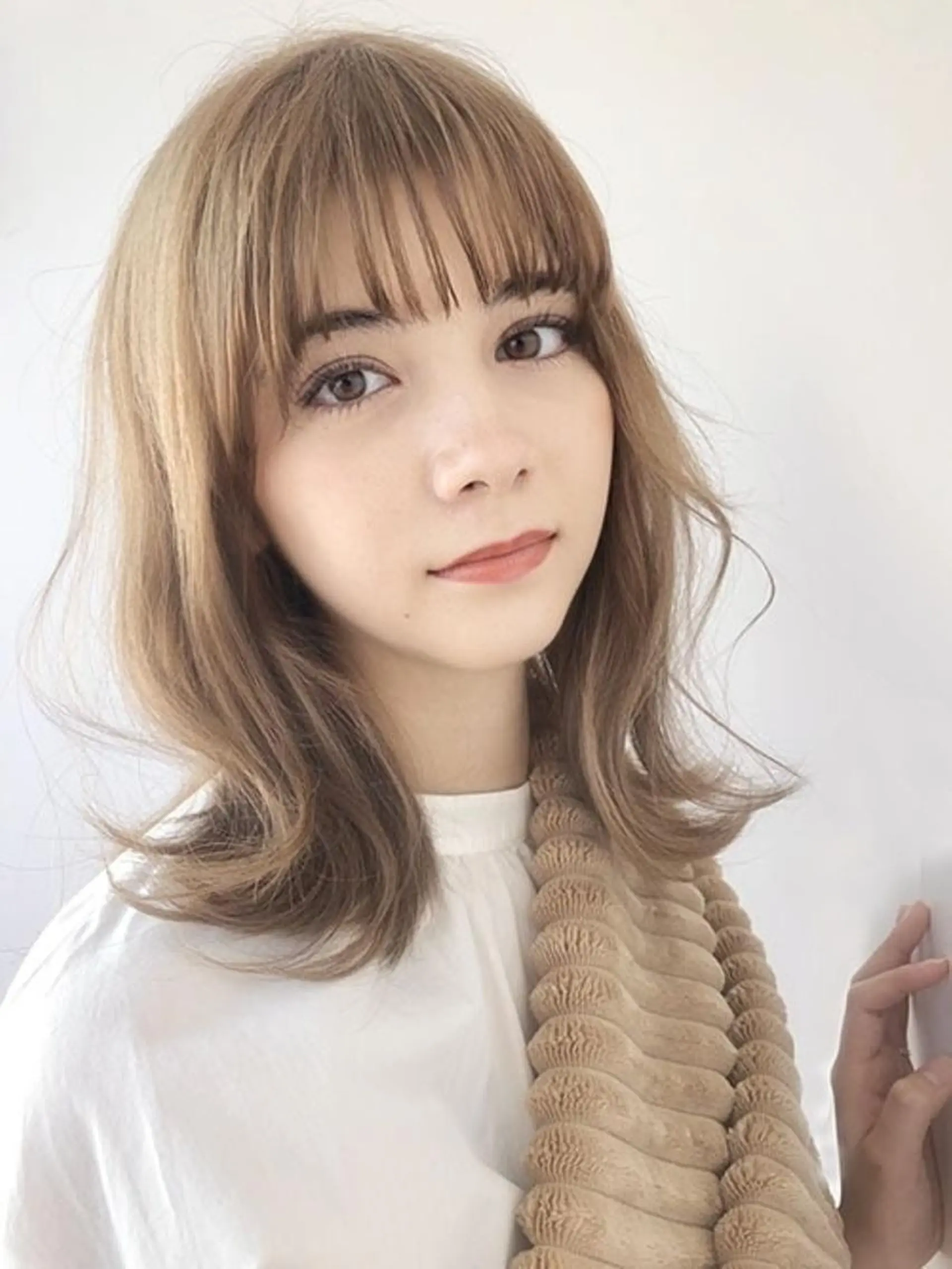 ミディアム カラー テクニカルディレクタ ー葛西凌大のヘアスタイル