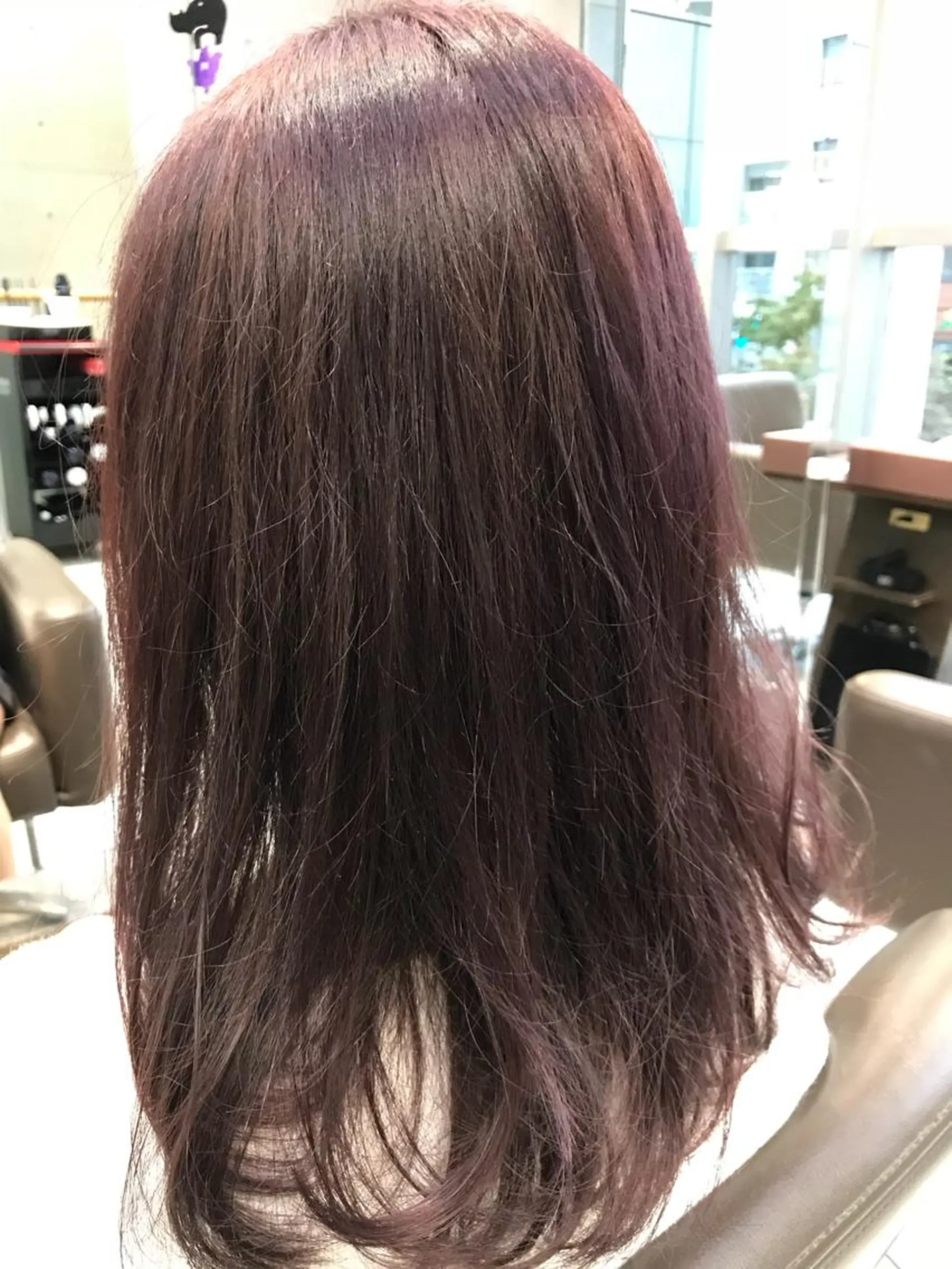 ロング カラー ラベンダーカラー 大栗 佑也  髪質改善のヘアスタイル