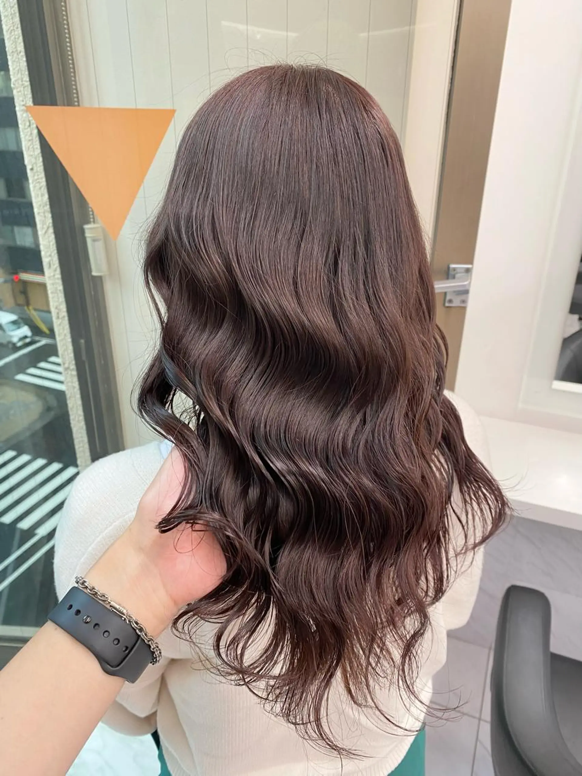 セミロング カラー レイヤー/韓国❣️ 髪質改善/亘紘輝のヘアスタイル