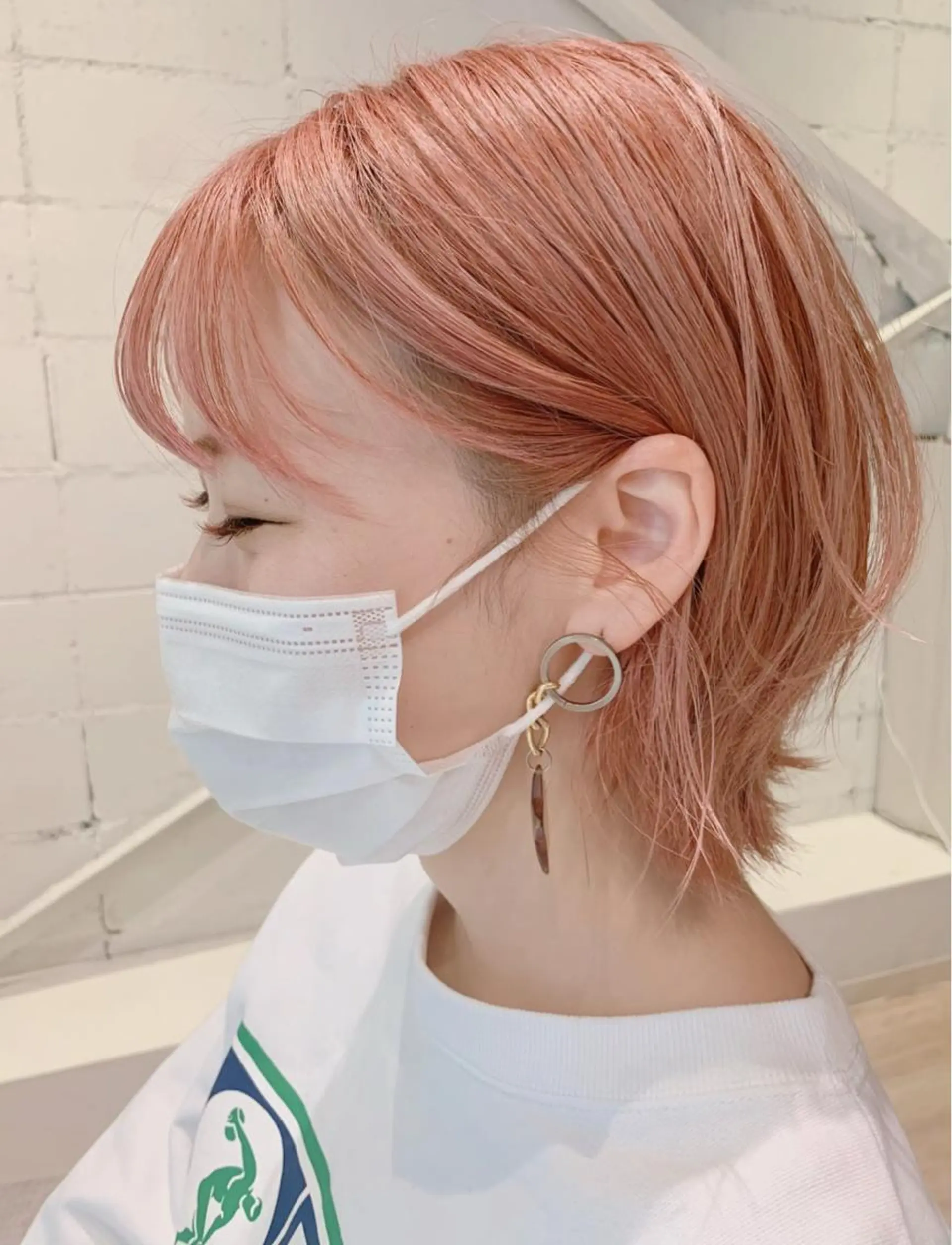 ショート カラー ピンクカラー カット ヘアカラー mayu .のヘアスタイル