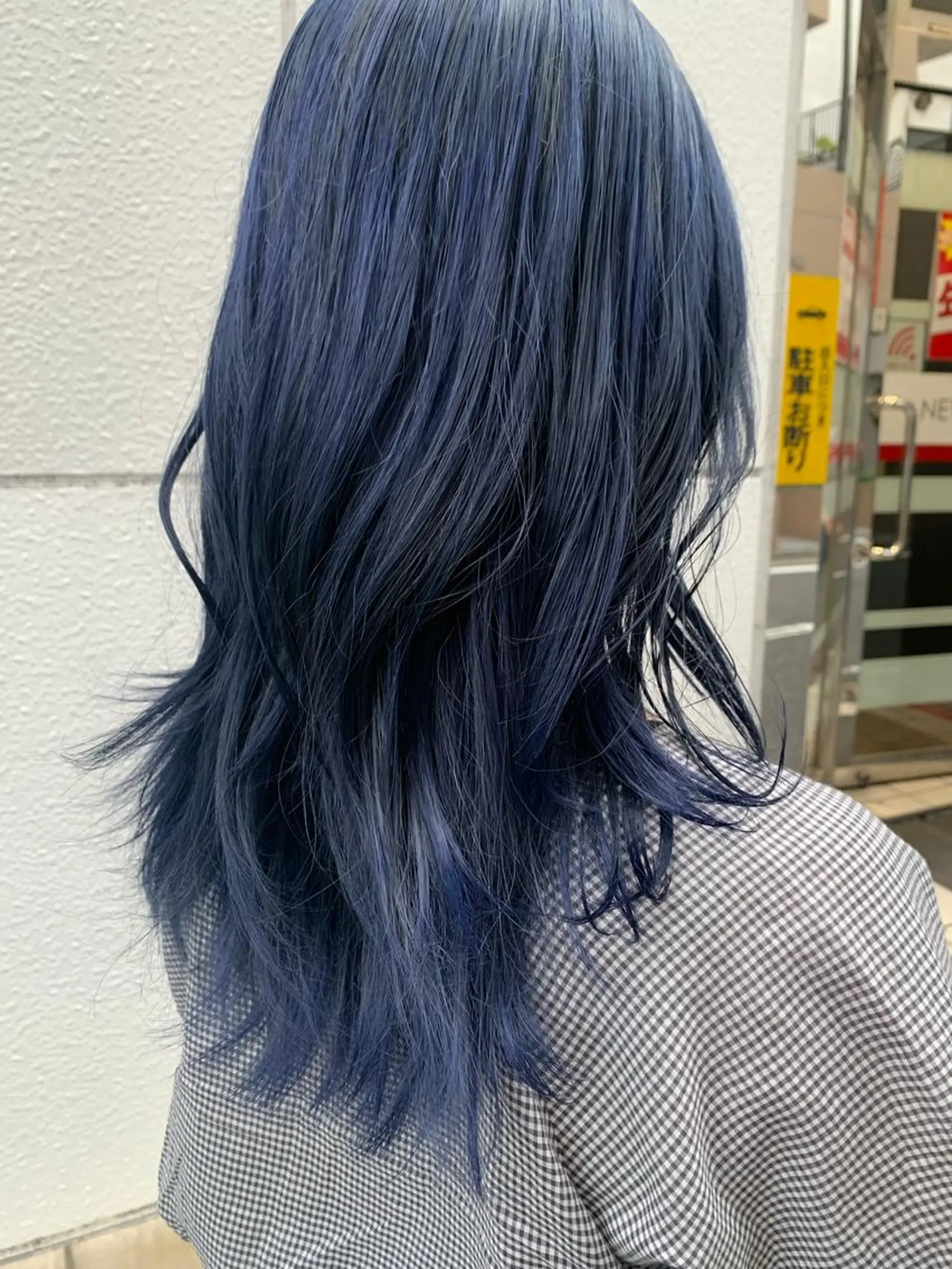 ロング カラー ヘアアレンジ ブリーチ ブルーカラー ダブルカラー 🫧ヒシダアキ taboo.i🫧のヘアスタイル