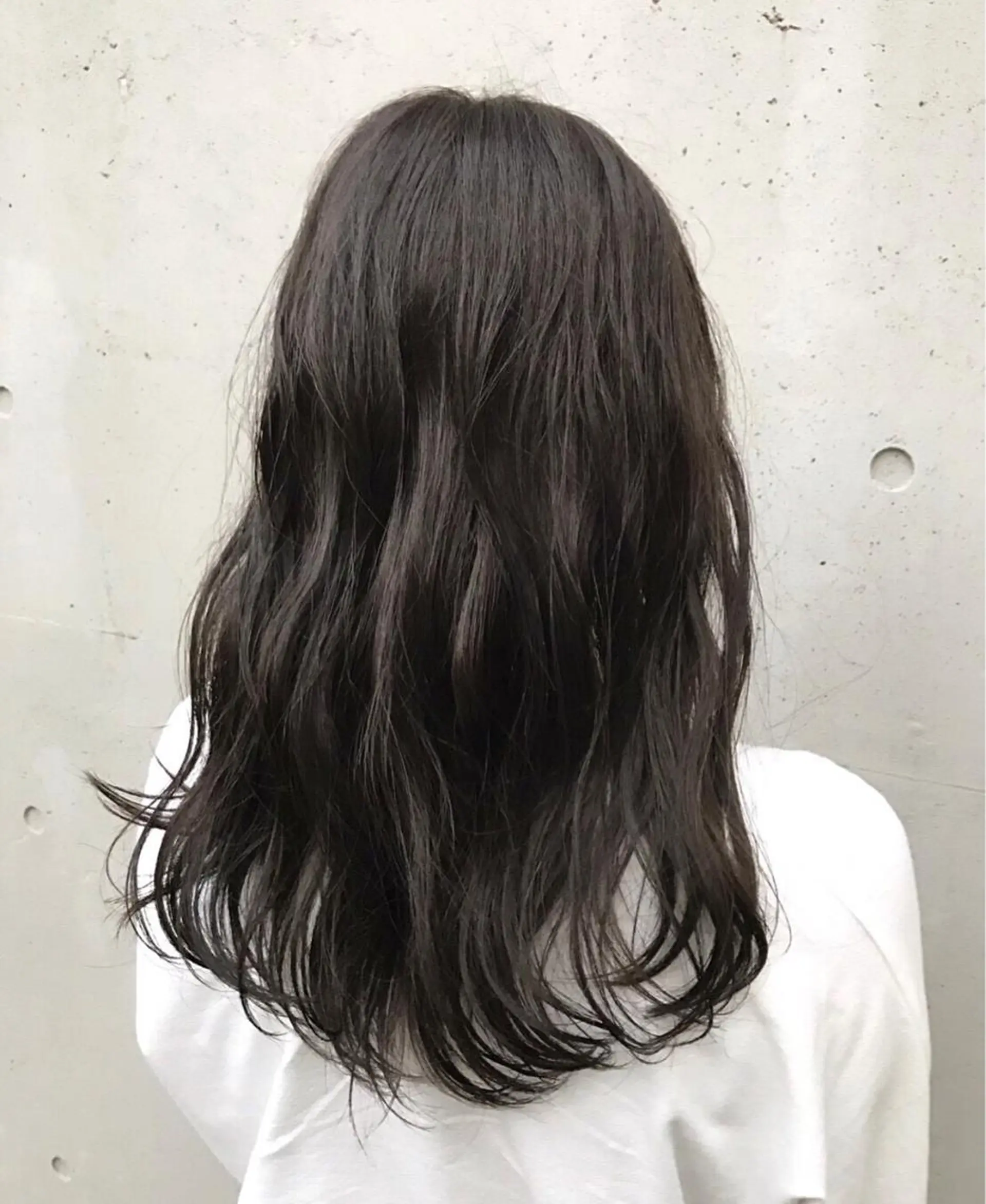 ロング カット ヘアカラー トリートメント 酸性縮毛矯正🧴韓国 レイヤー/髪質改善のヘアスタイル