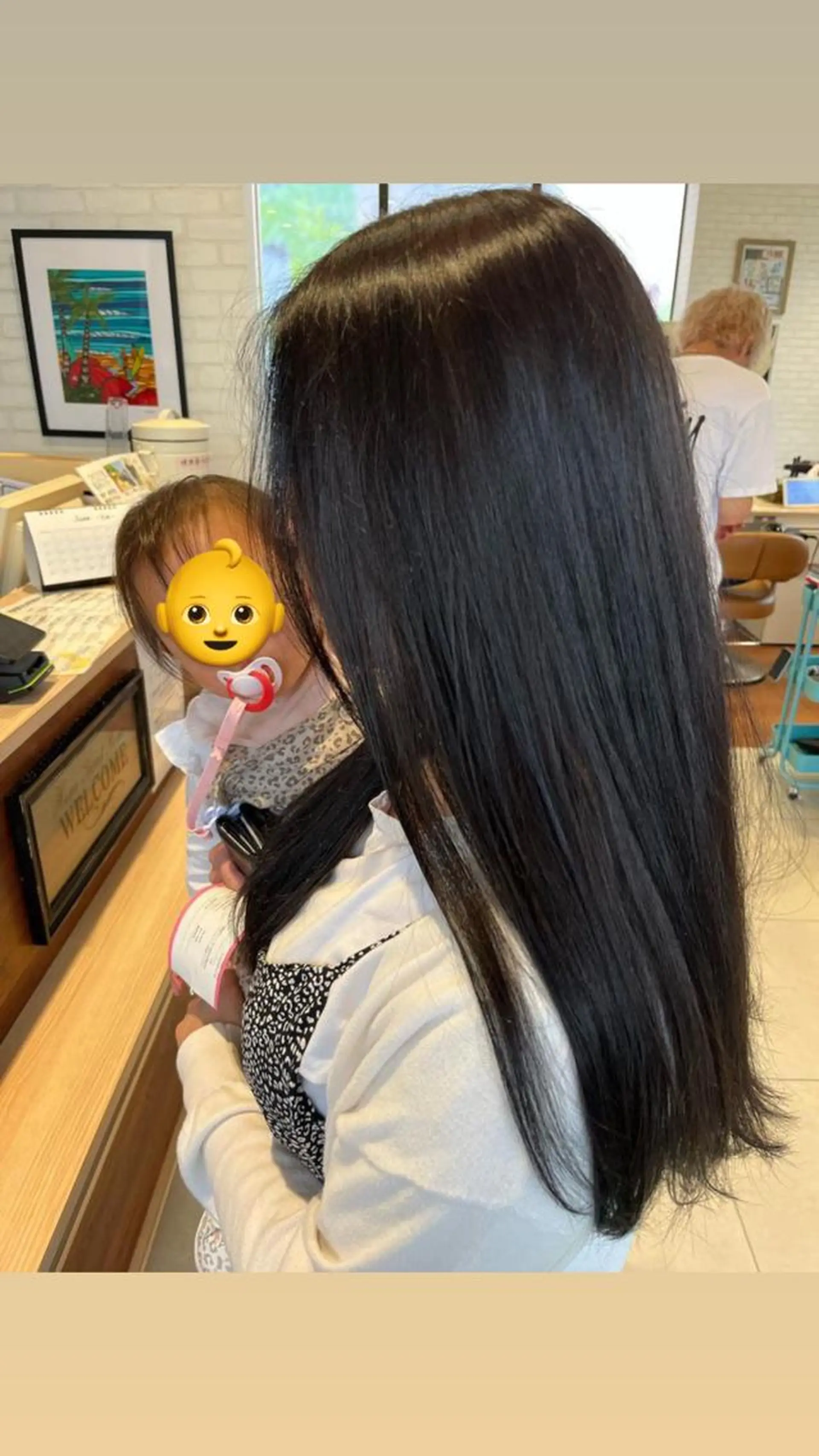 ロング アッシュ AOI soenのヘアスタイル