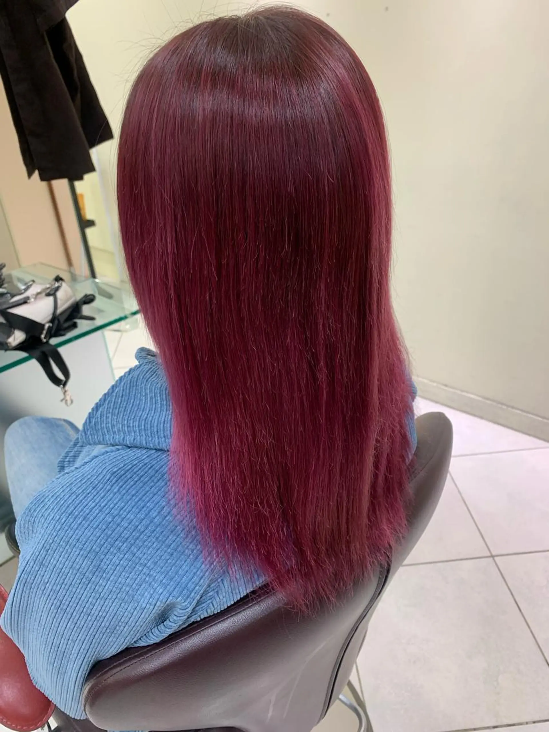 ミディアム カラー 今村 愛美のヘアスタイル