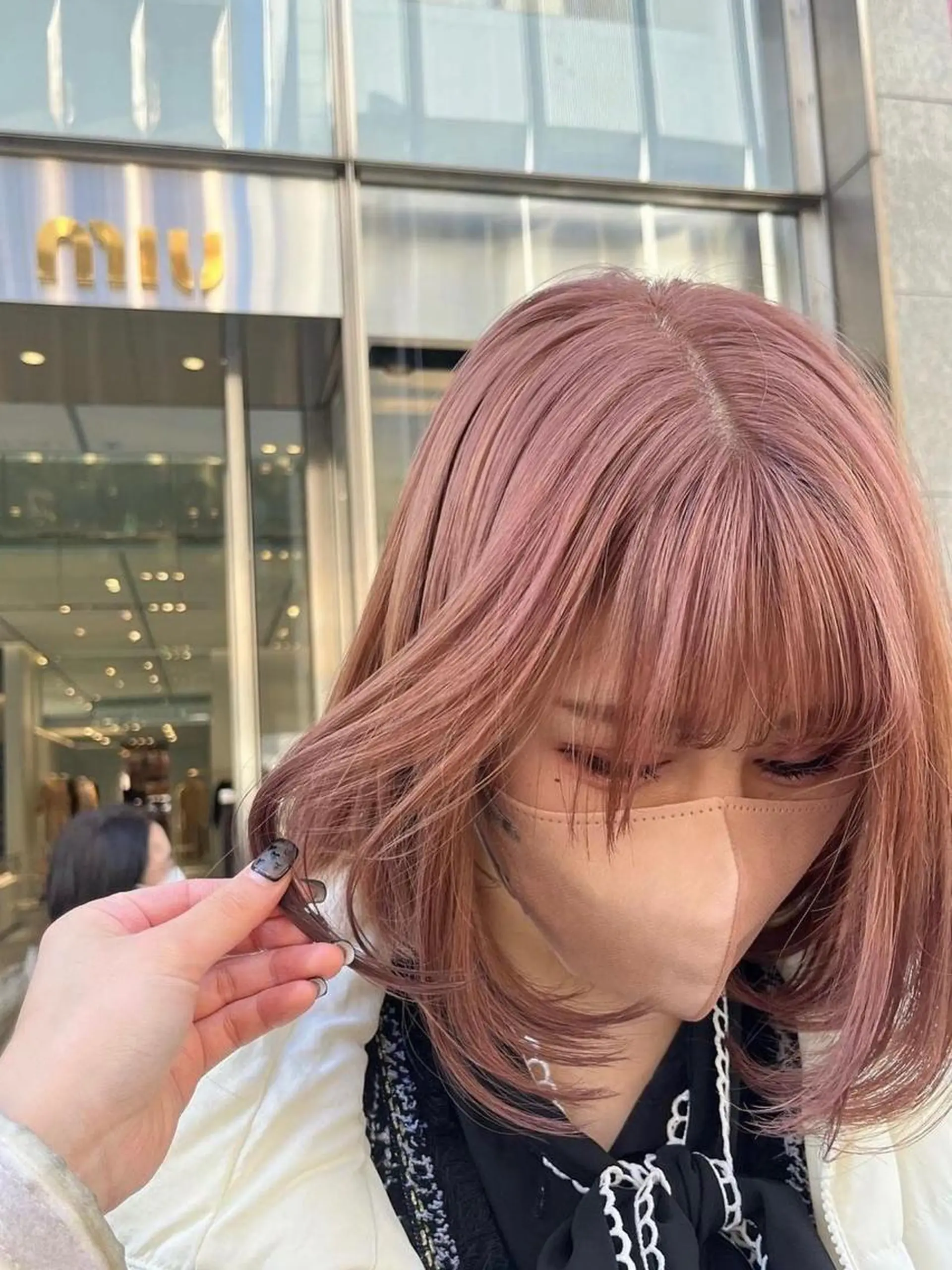 ミディアム 🤎𝐌𝐚𝐨⌇ お悩み解決美容師🤎のヘアスタイル