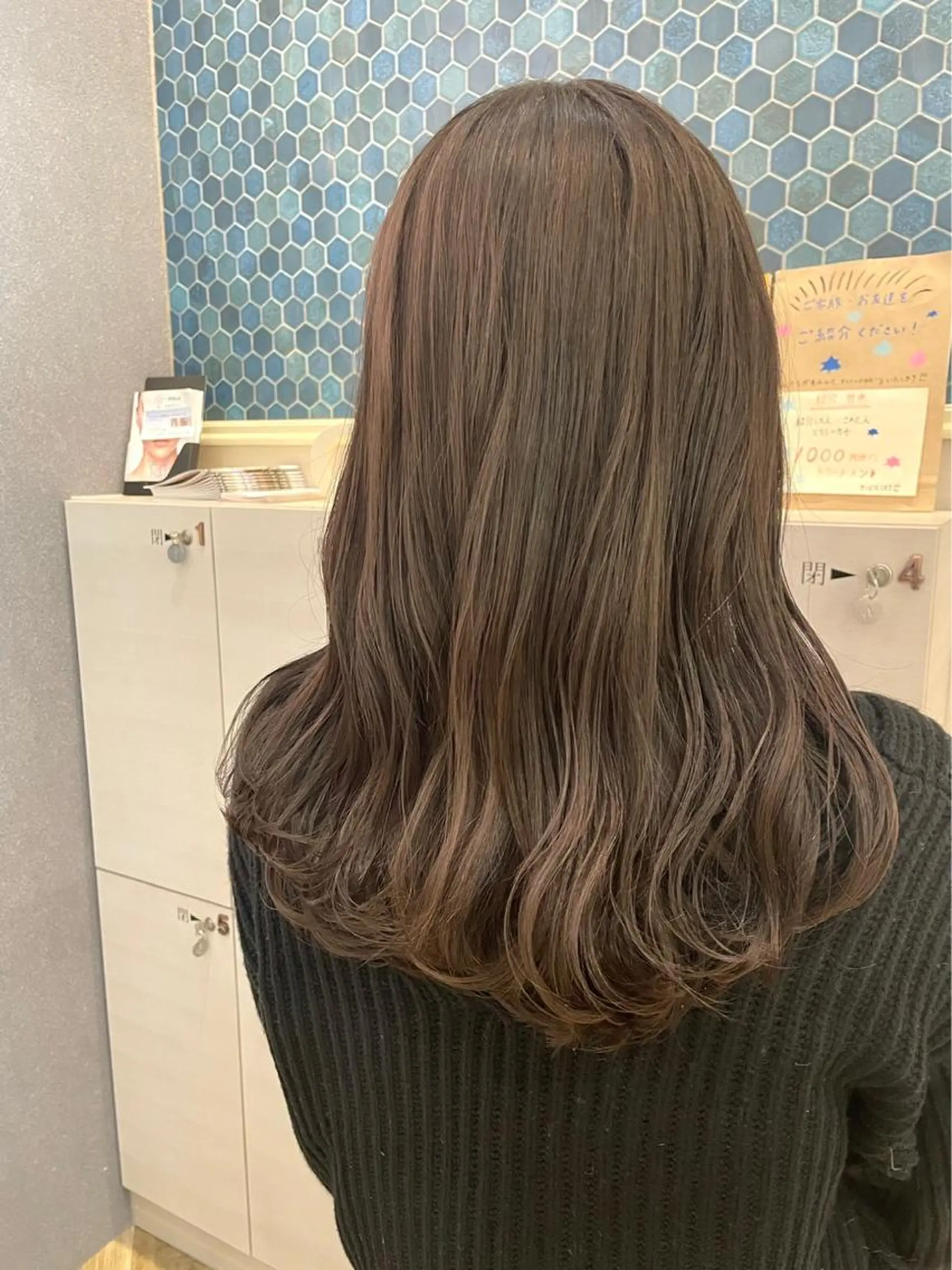 ロング カラー 大橋 拓実のヘアスタイル