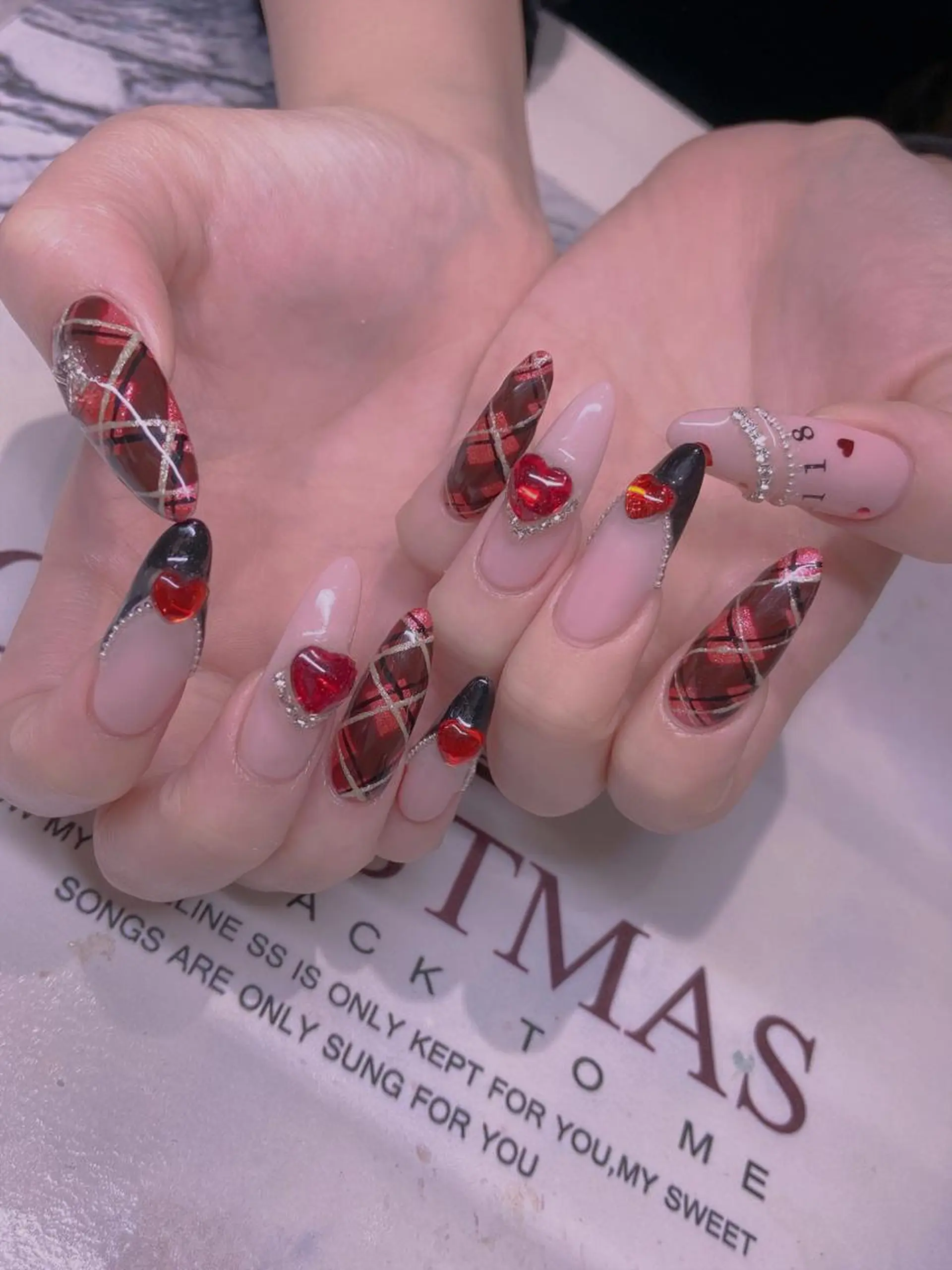 ネイル ハンドネイル 長さだし専門店 M2　rikaのネイルデザイン