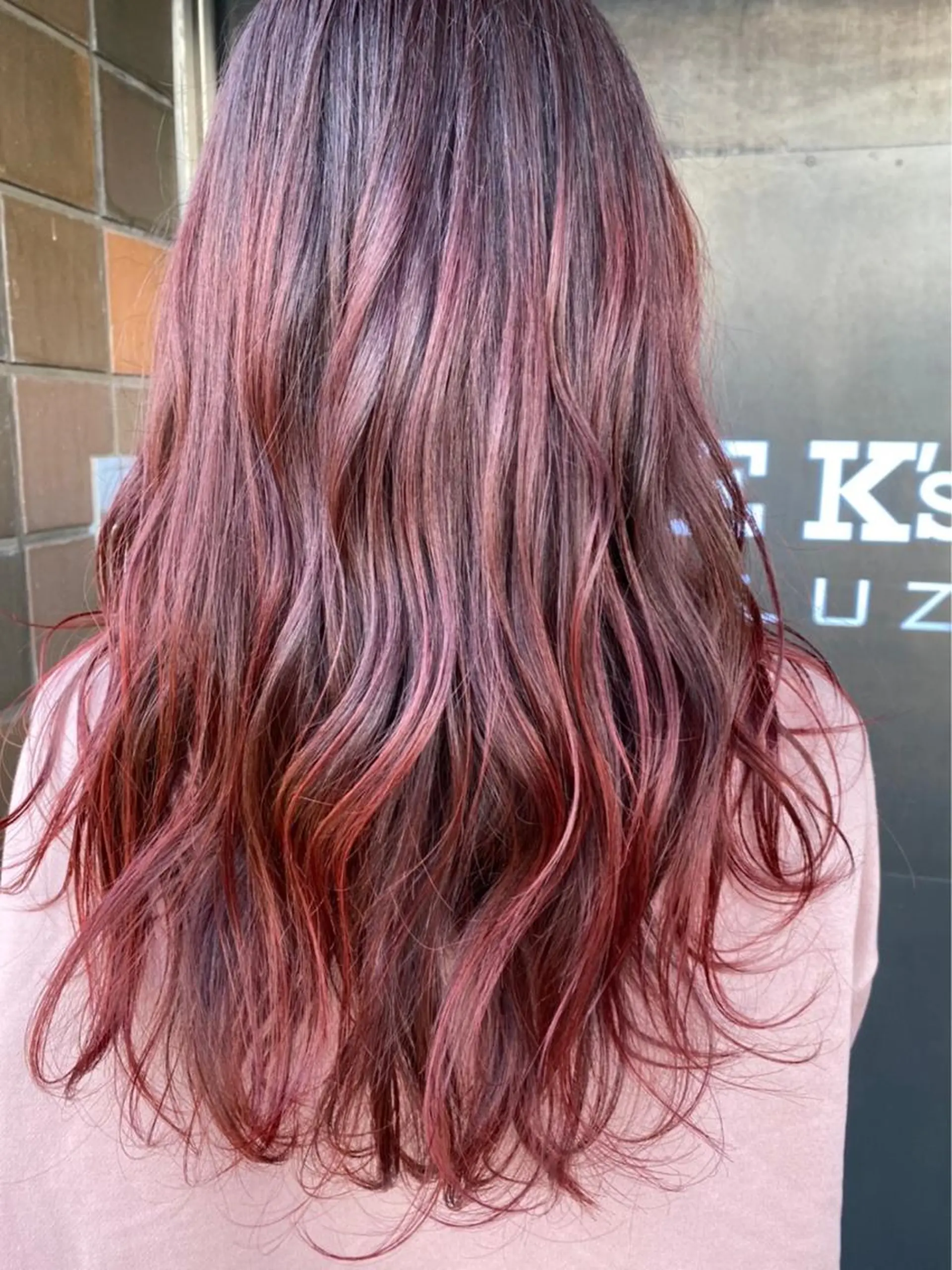 ロング 🍒serika 暖色カラー 🍒のヘアスタイル