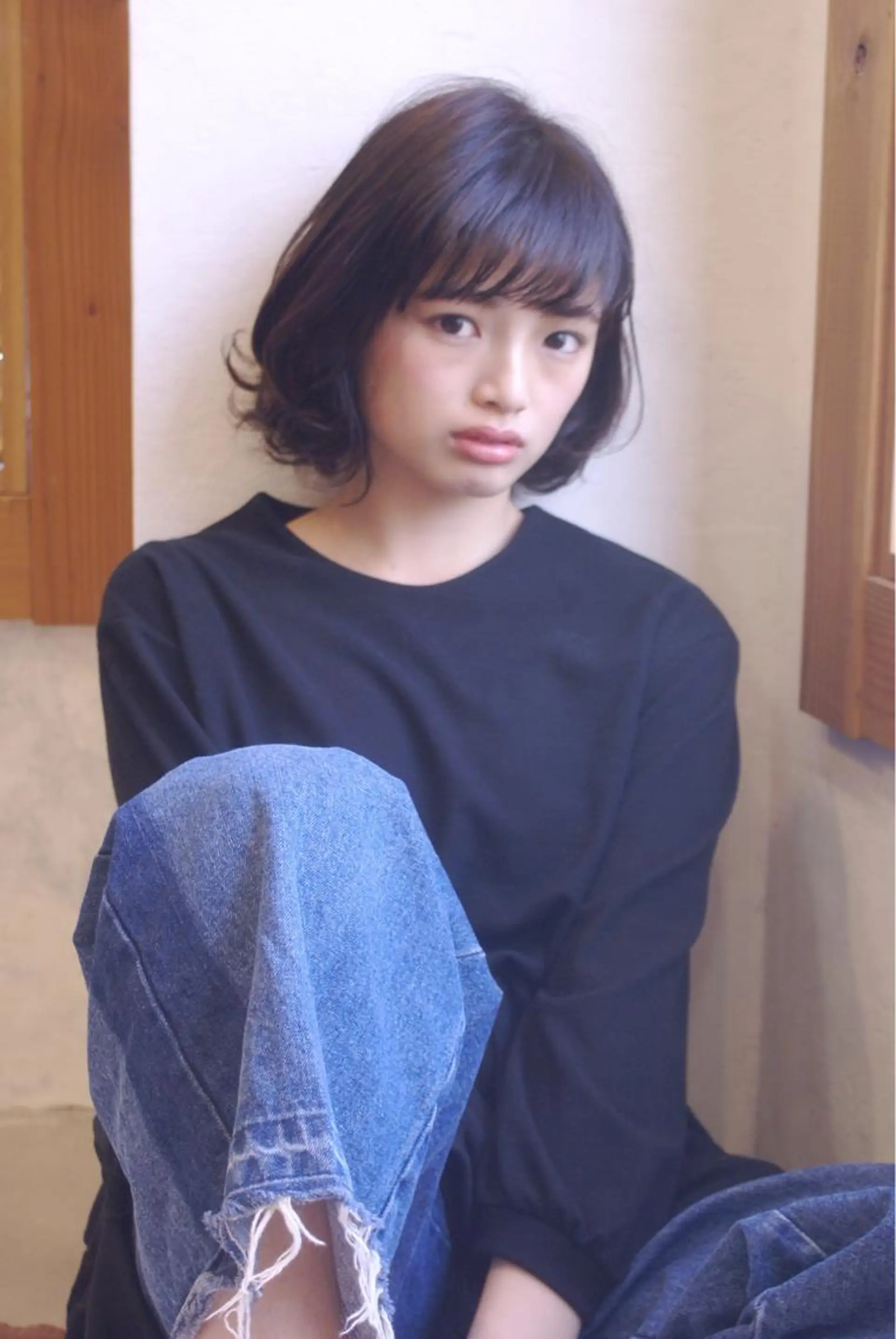 ショート カラー イルミナカラー ボブ トリートメント みうら ミウラのヘアスタイル