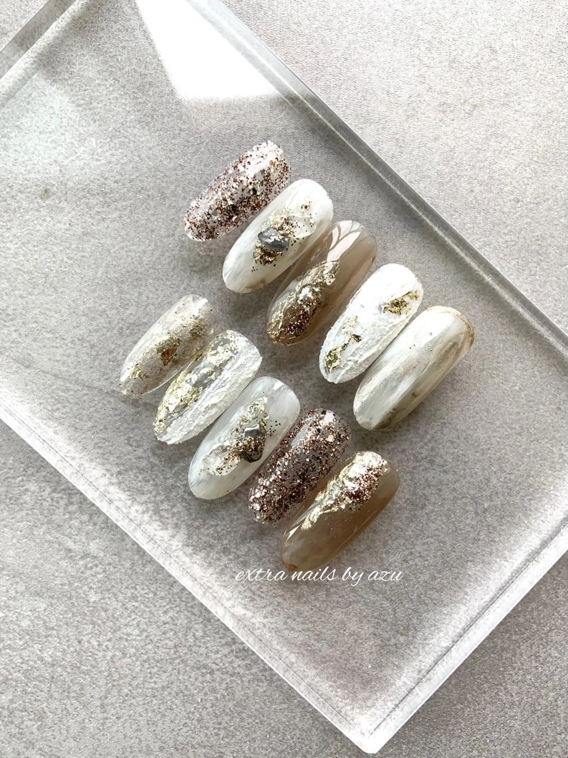 ネイル 成人式 ニュアンスネイル その他(ネイル) extranails ／lemellaのネイルデザイン