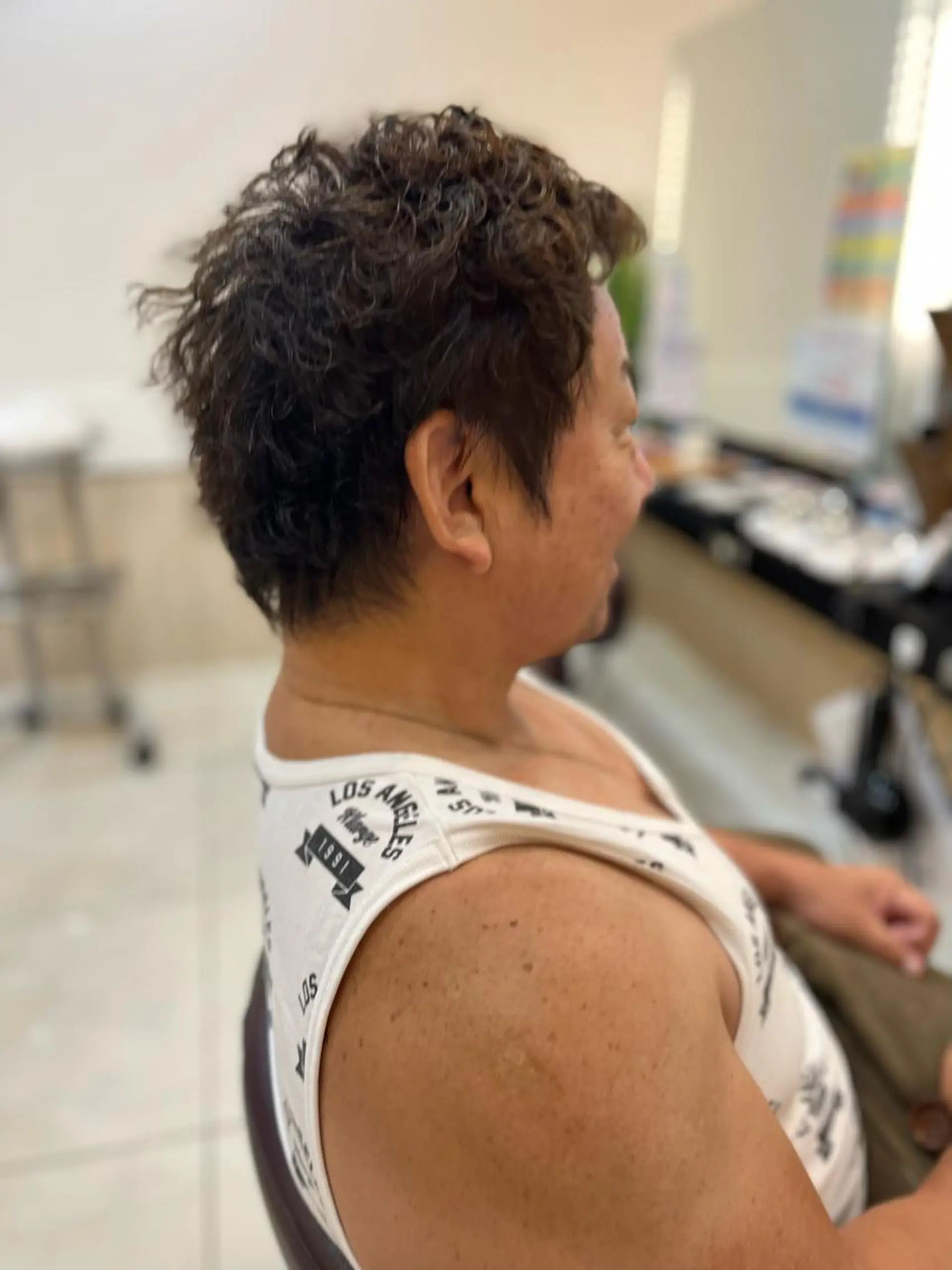 ショート パーマ メンズ カット パーマ トリートメント トータルビューティー K:R鶴川のヘアスタイル