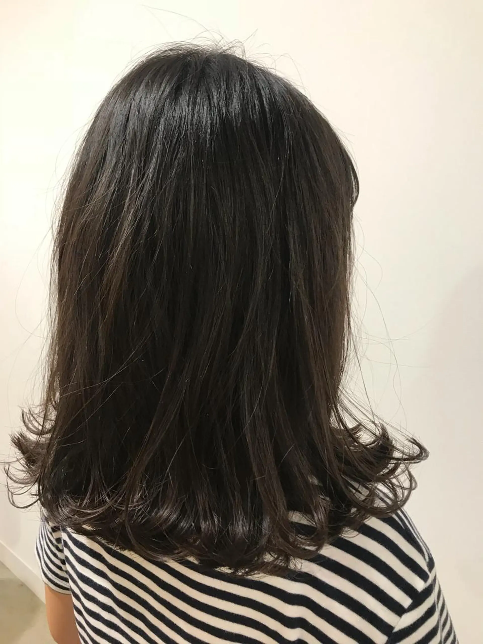 ミディアム 暖色カラー🍊 ボブ🌿顔周りcutのヘアスタイル